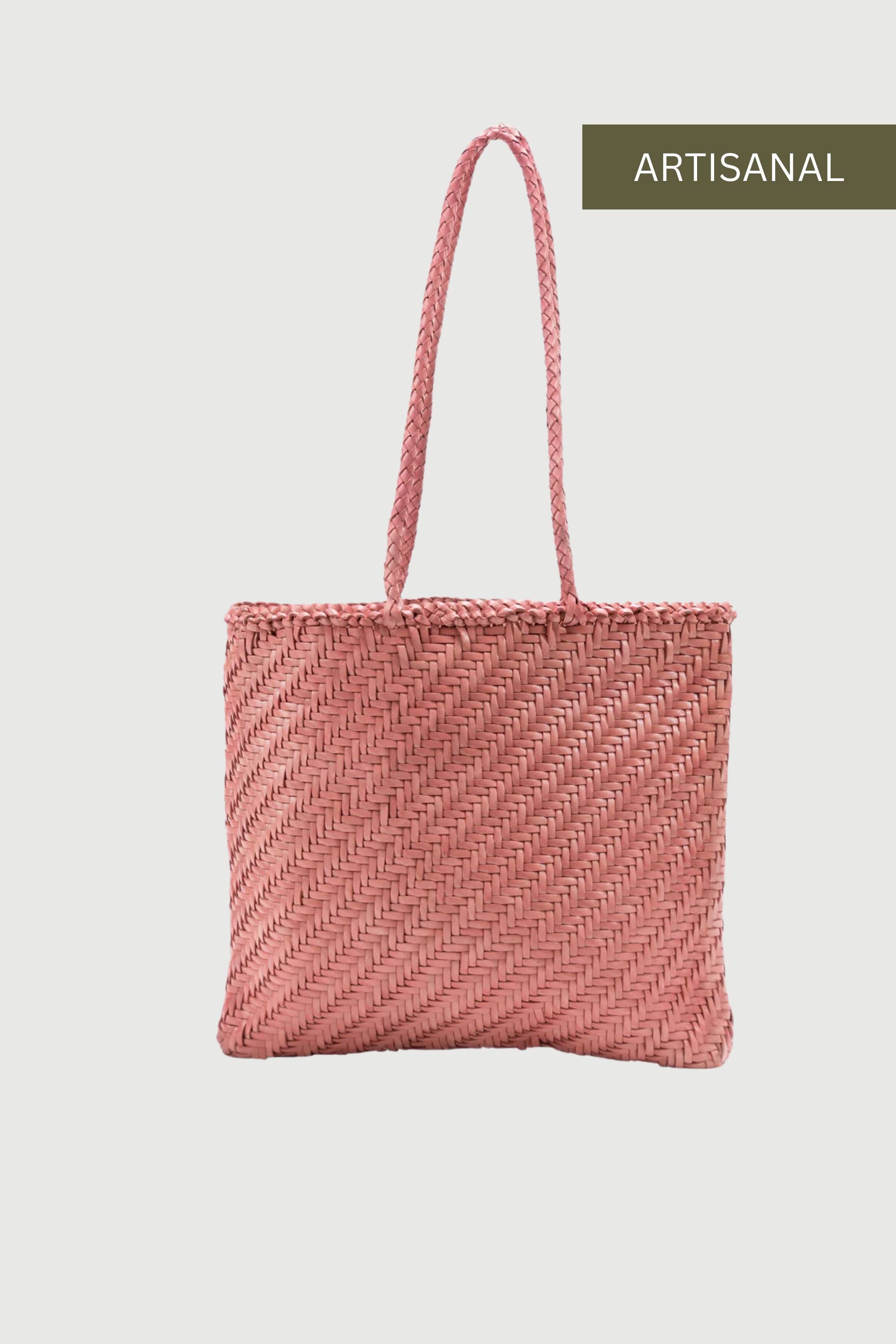 Jill Flat Tote in Blush Pink