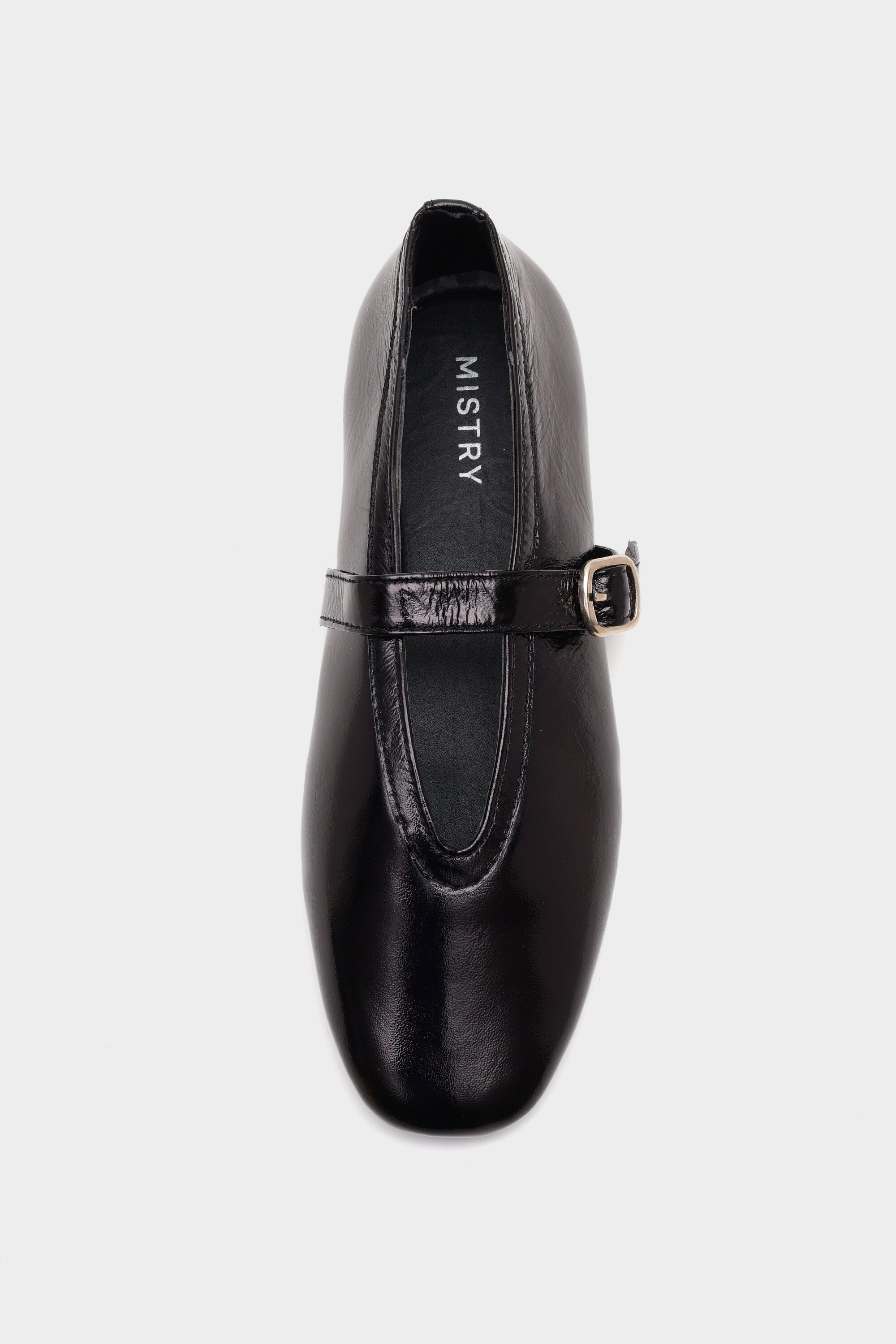 Ballet Flats in Black Patent Leather