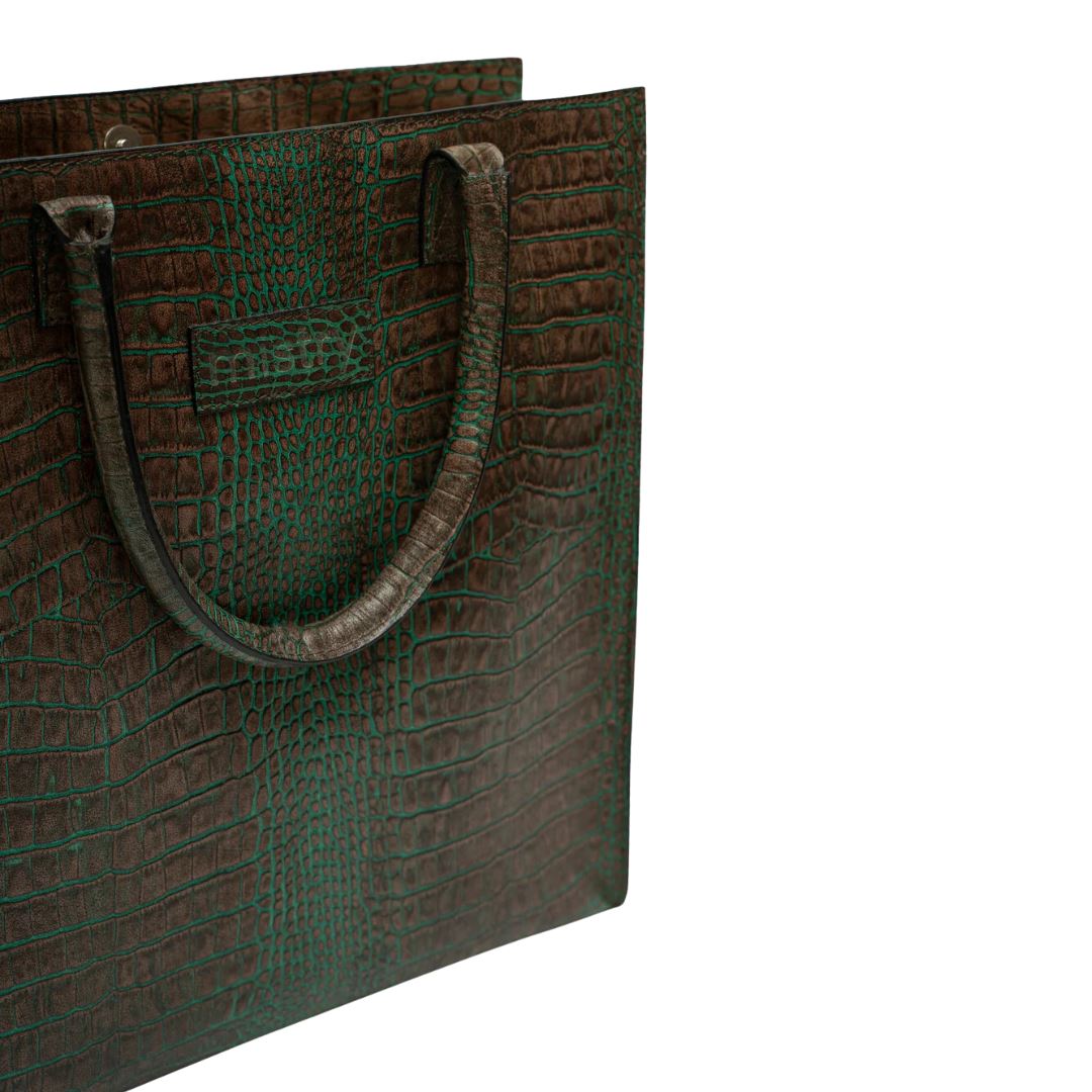 Box Tote Rare Green