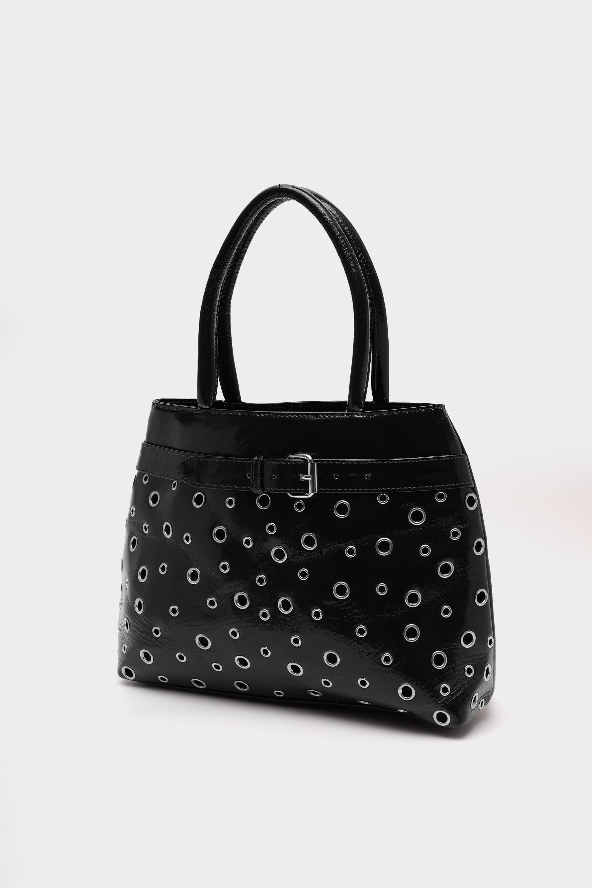 Becky in Black Patent Leather