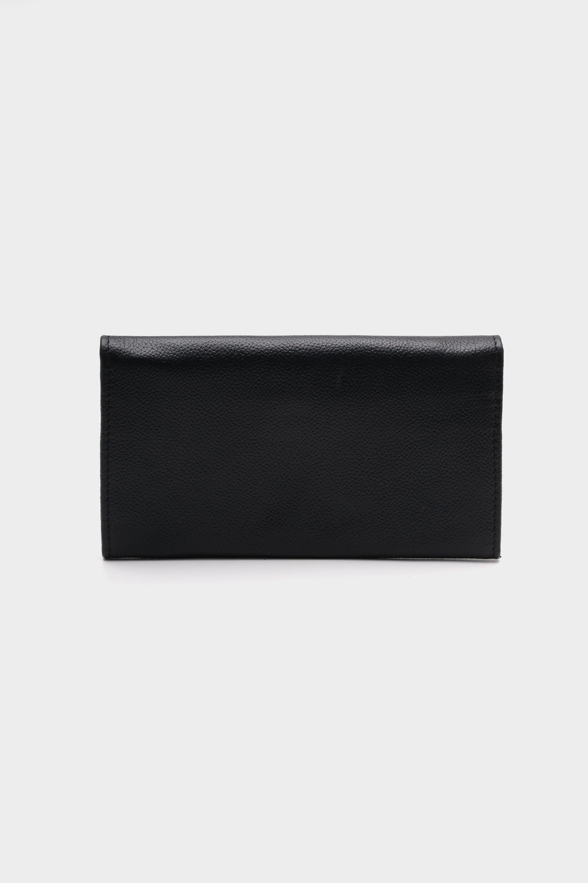 Leather Wallet with Silver Eyelets