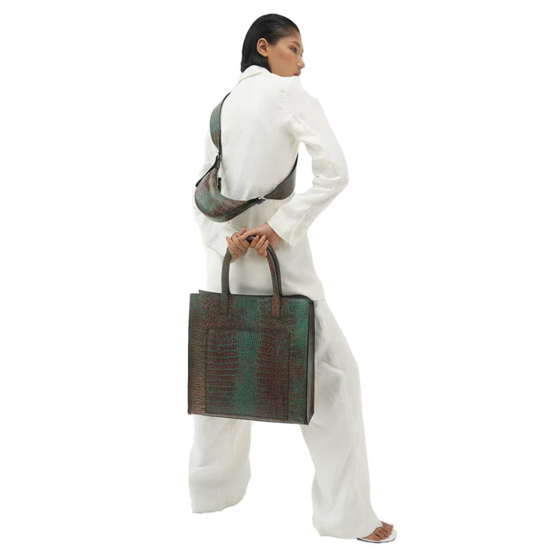 Box Tote Rare Green