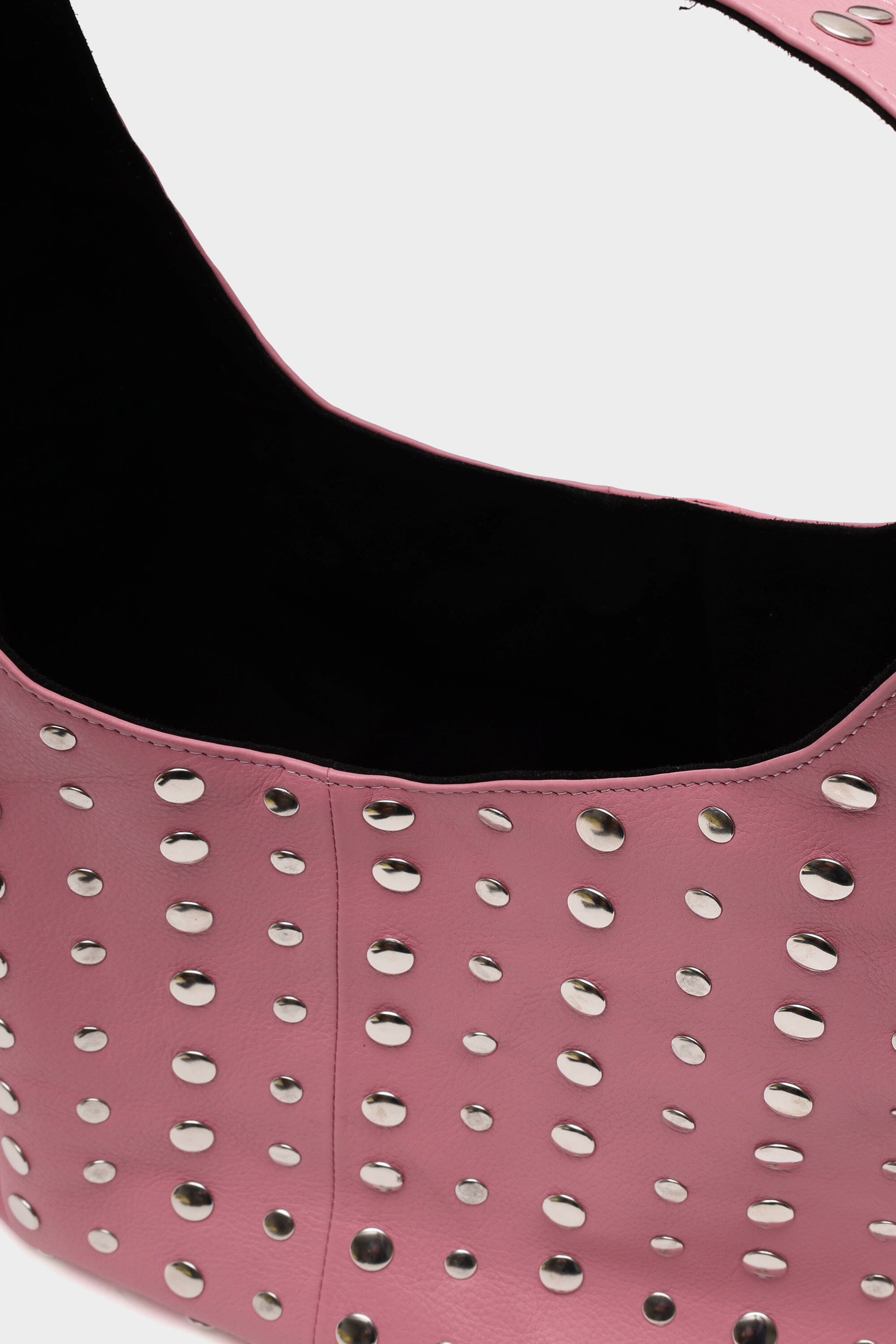 Icon Studded Large in Blush Pink Leather