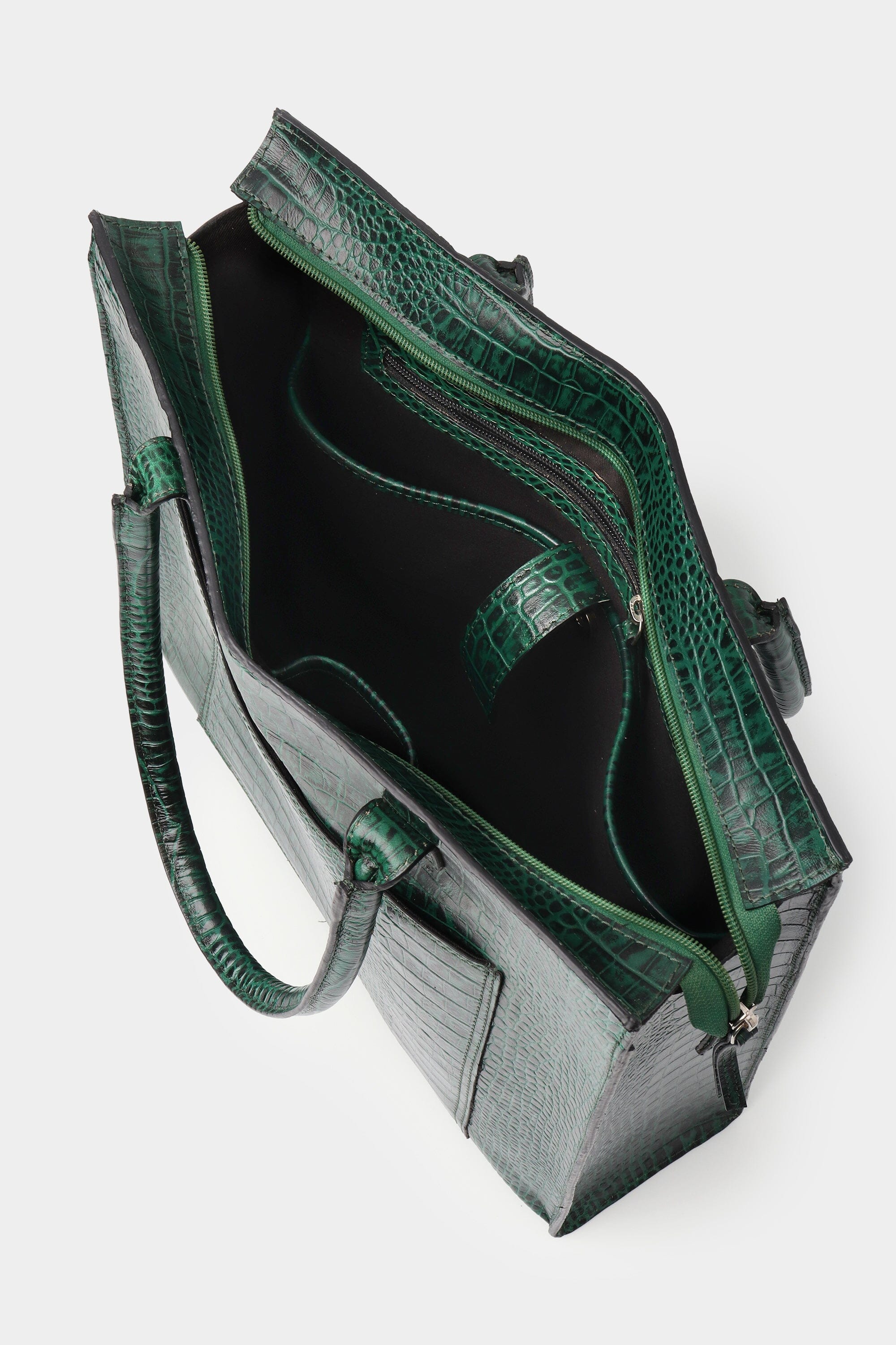 Box Tote Forest Green