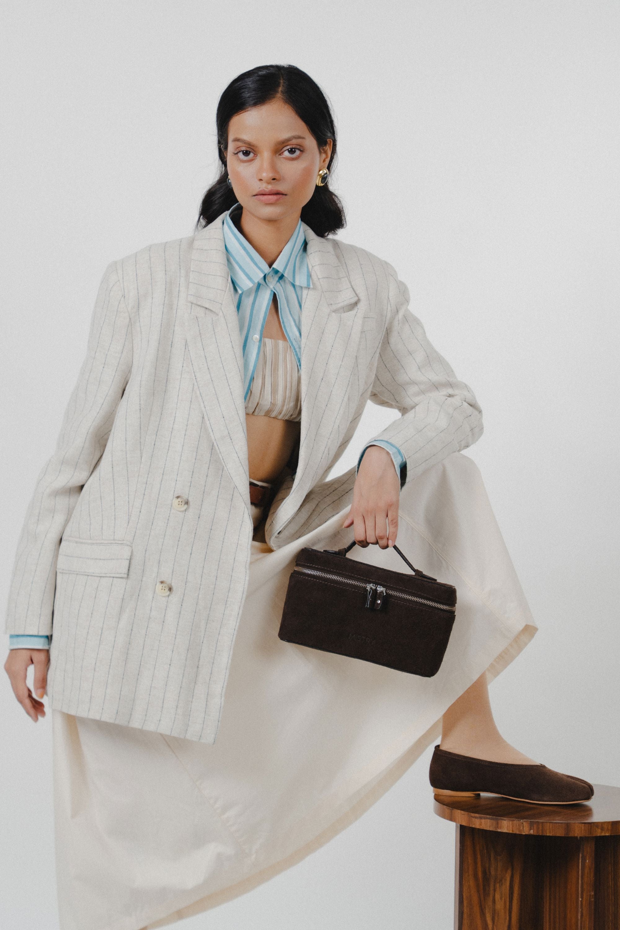 The Vault In Dark Brown Suede