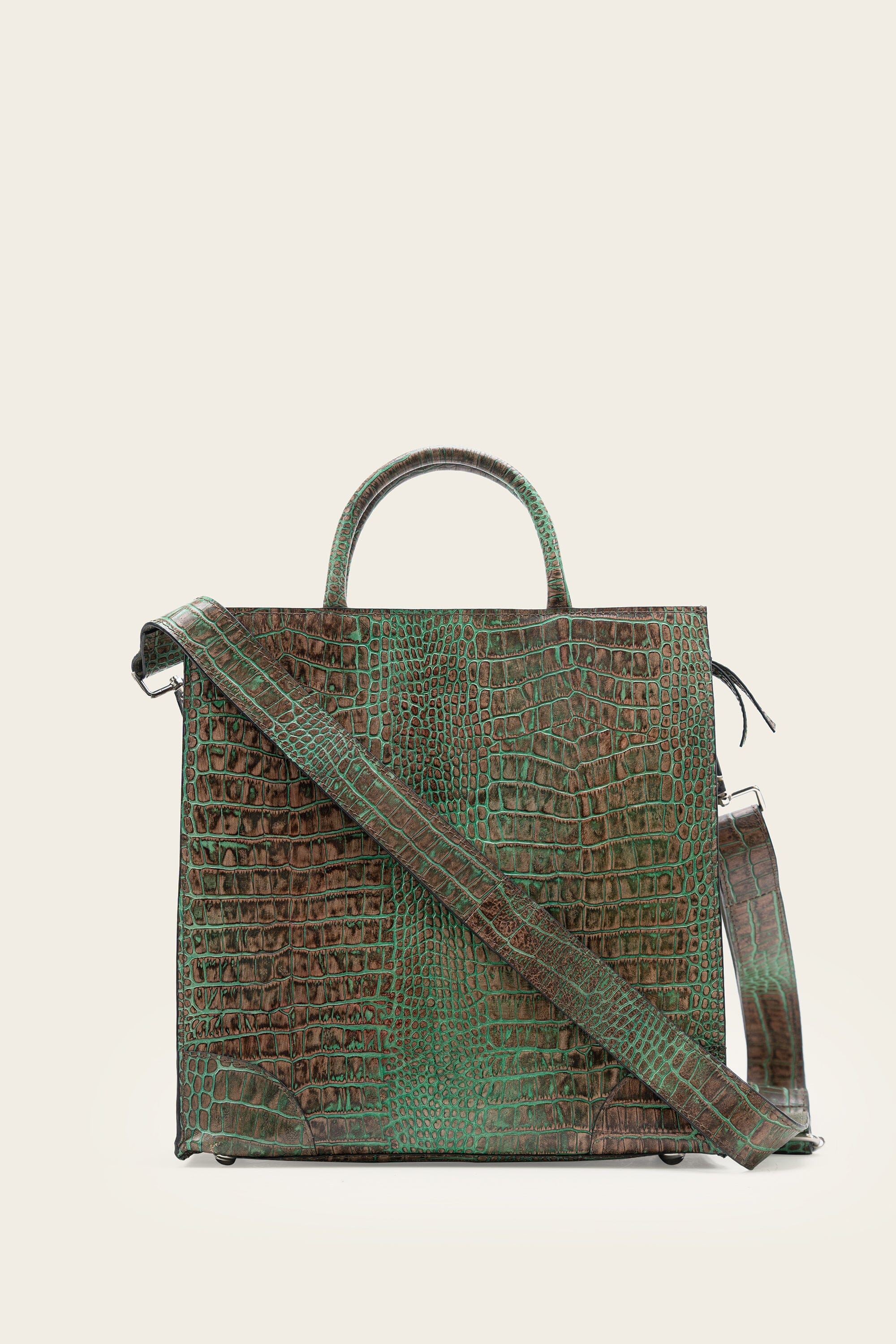 Box Tote Rare Green Size-14