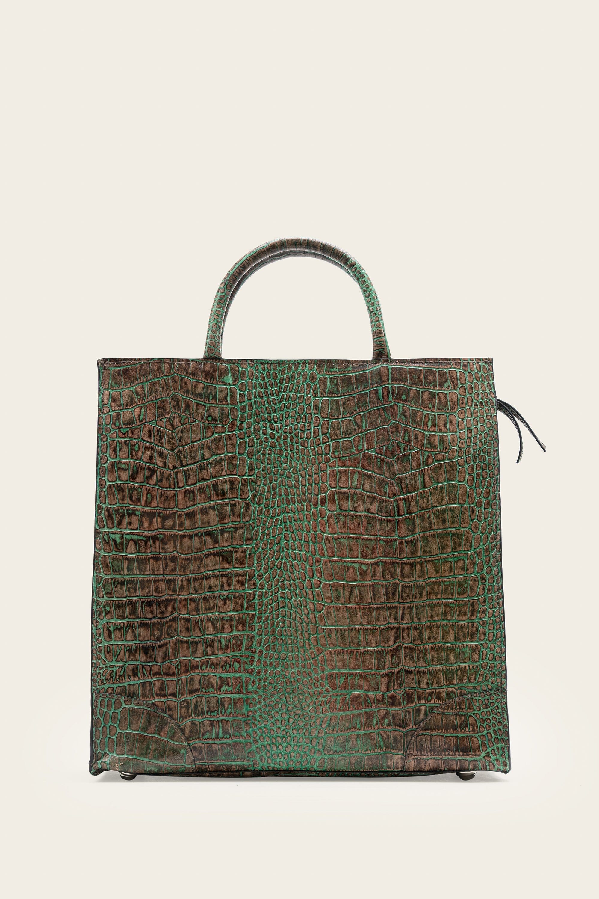 Box Tote Rare Green Size-14