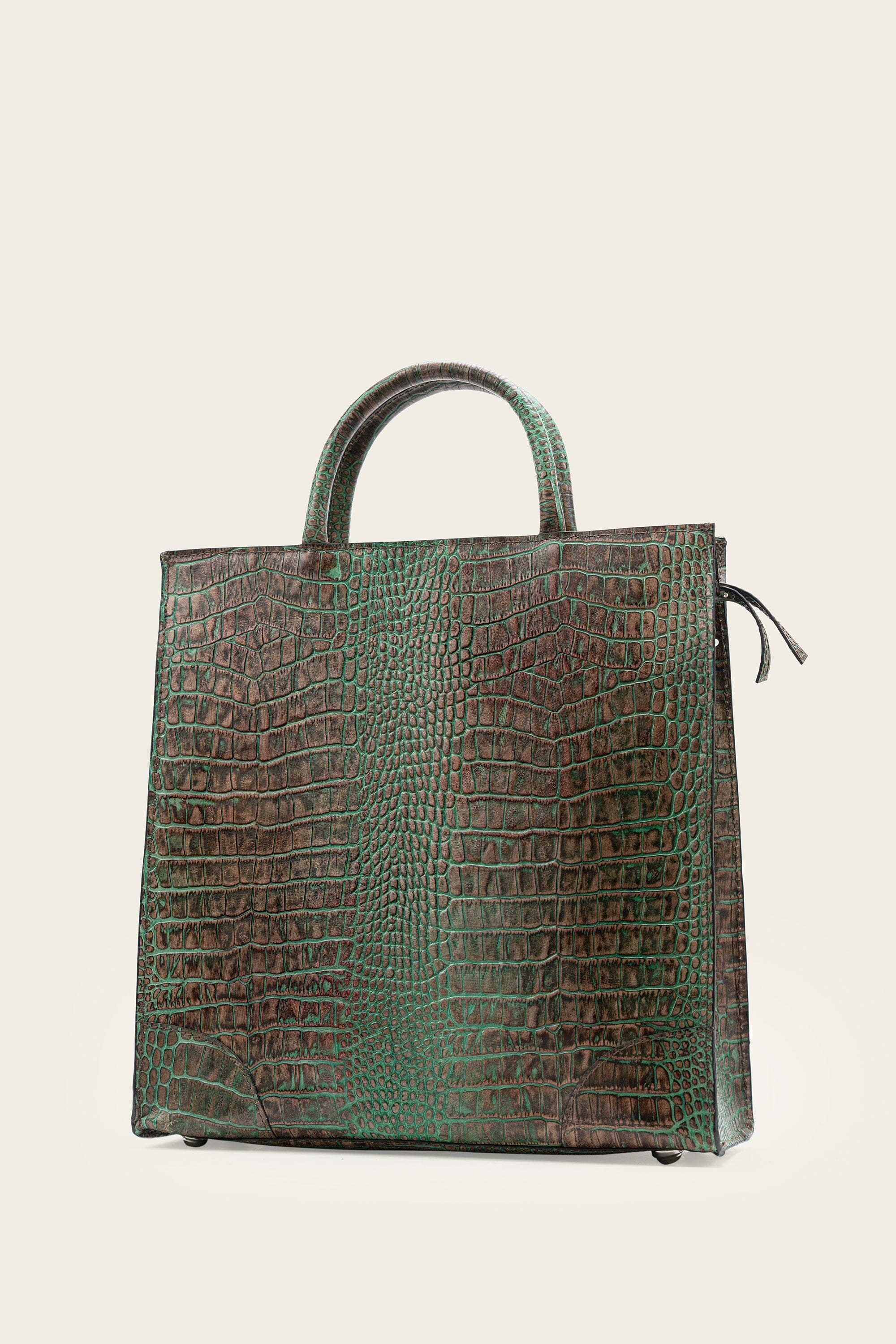 Box Tote Rare Green Size-14