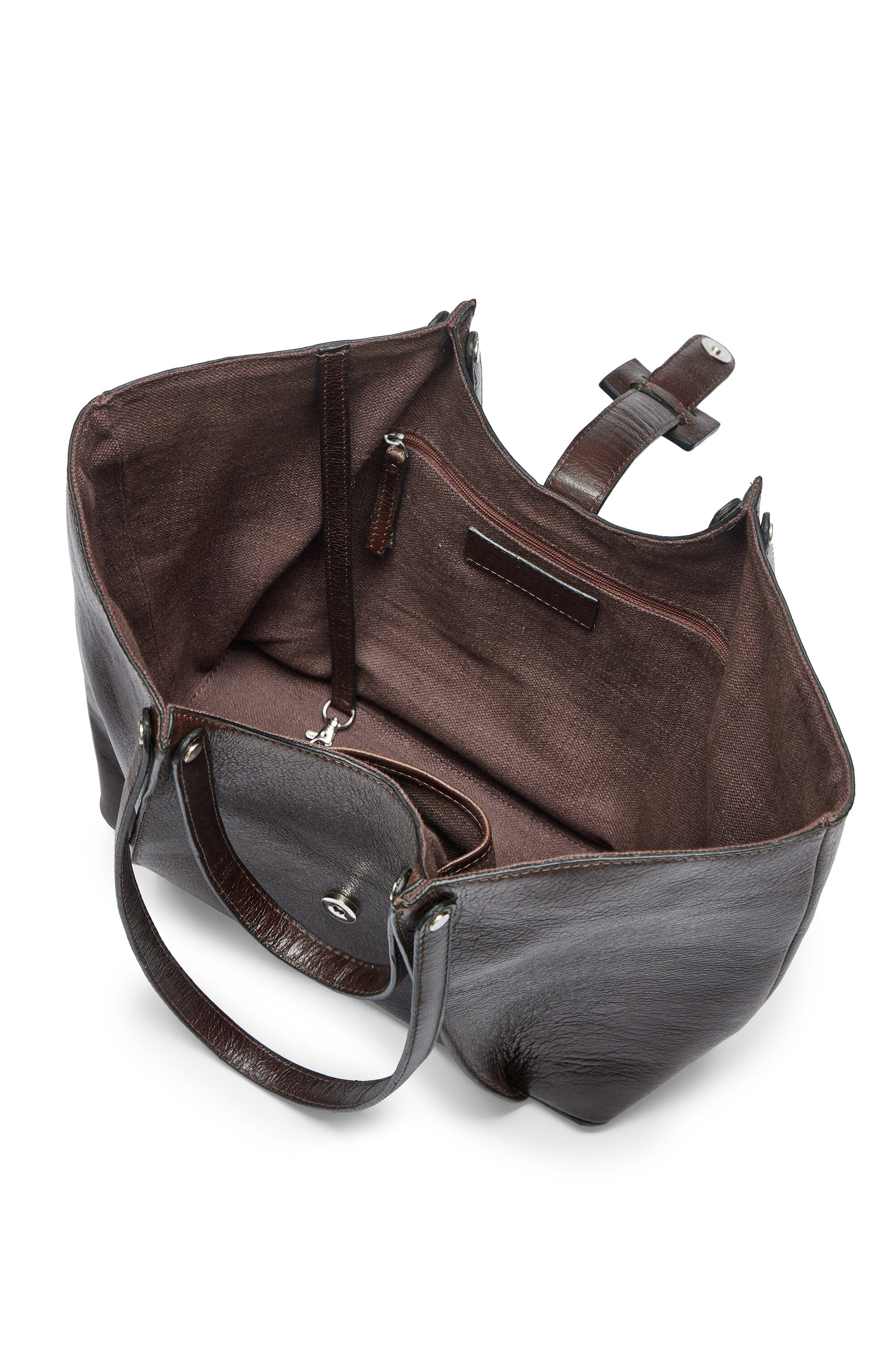 Madison Tote in Deep Brown