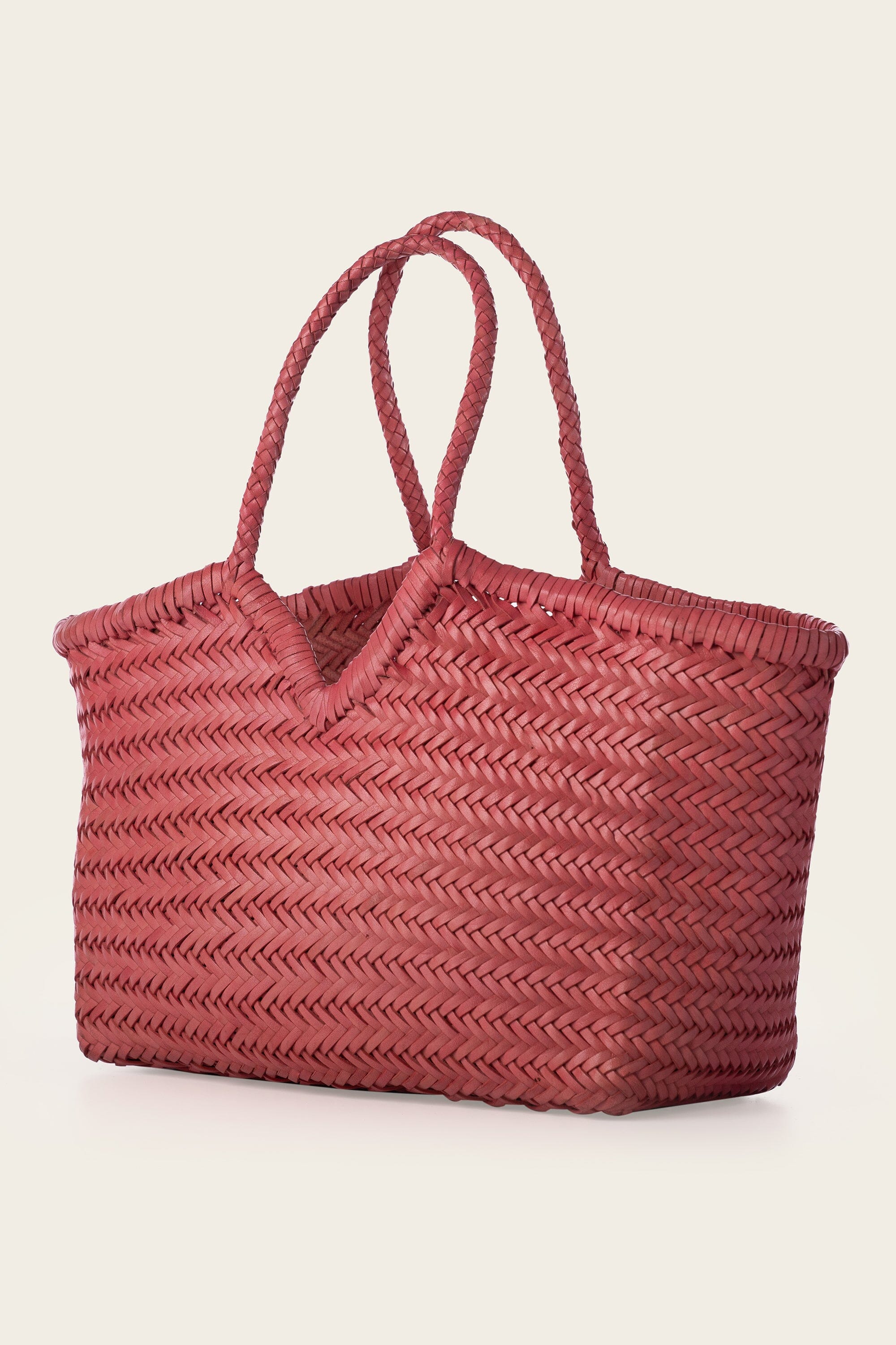 Lever Tote in Blush Pink Size-16