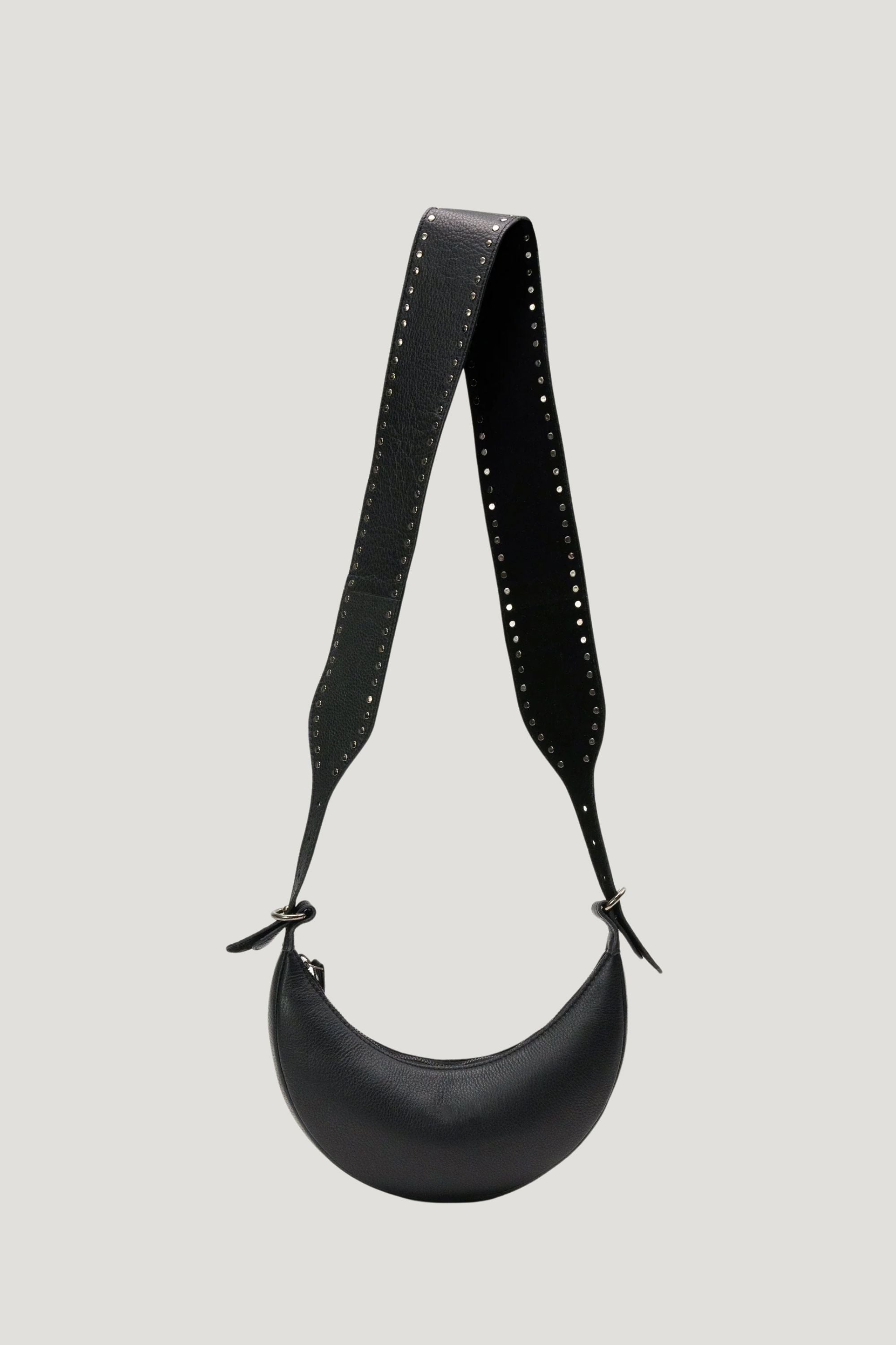 Selena Black with Studded Crossbody