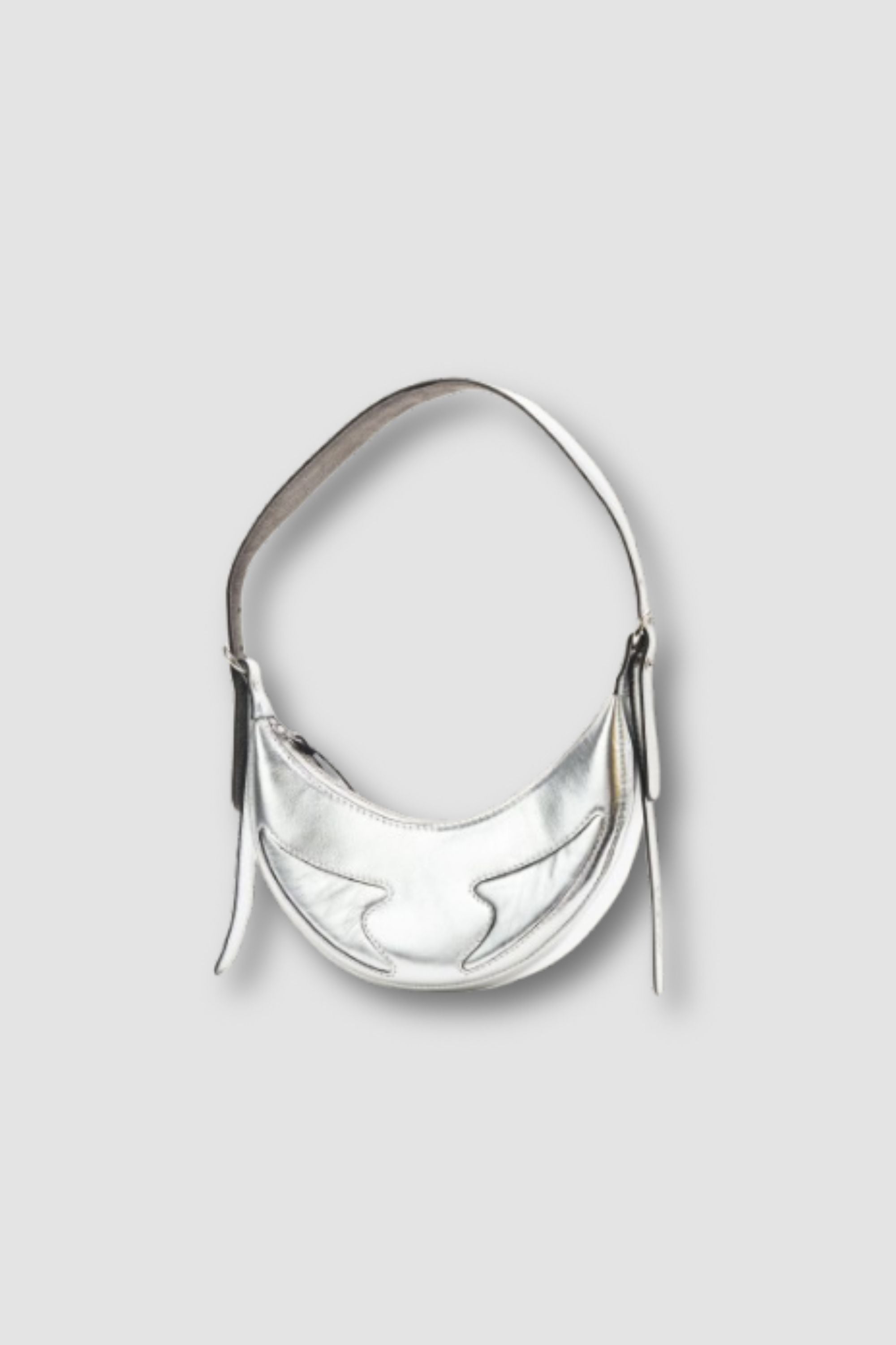 Selena Metallic Silver with Panel Details