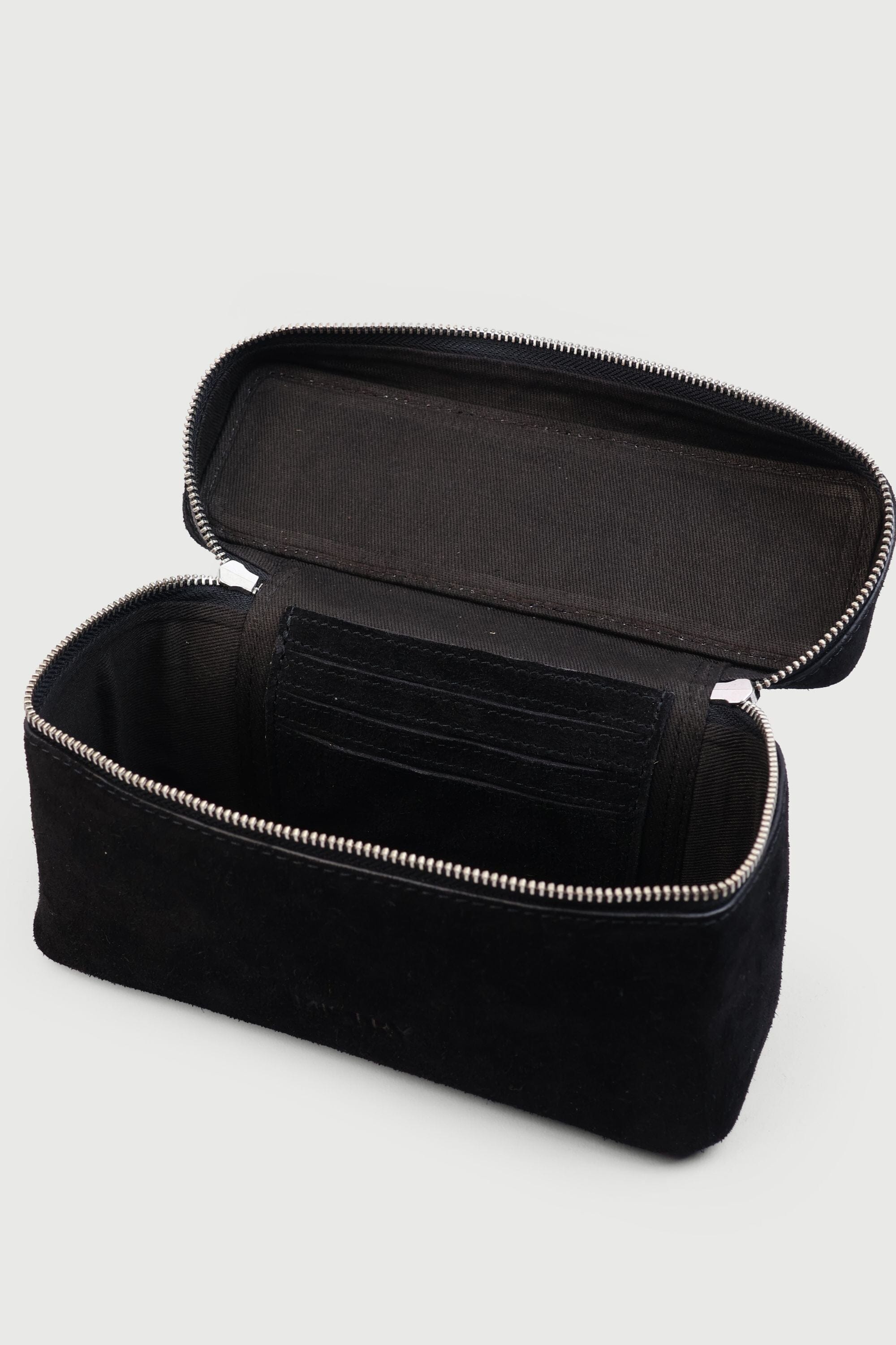 The Vault In Black Suede