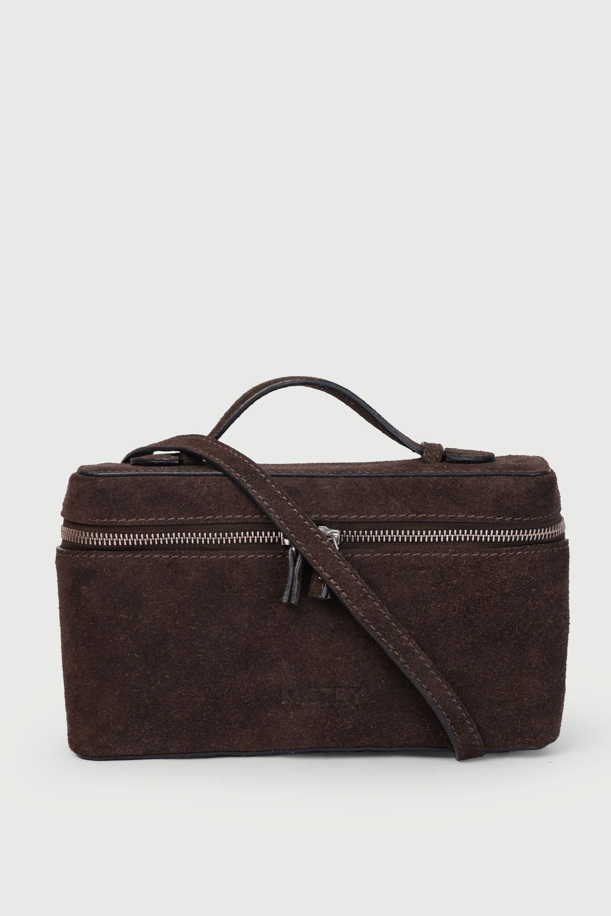 The Vault In Dark Brown Suede