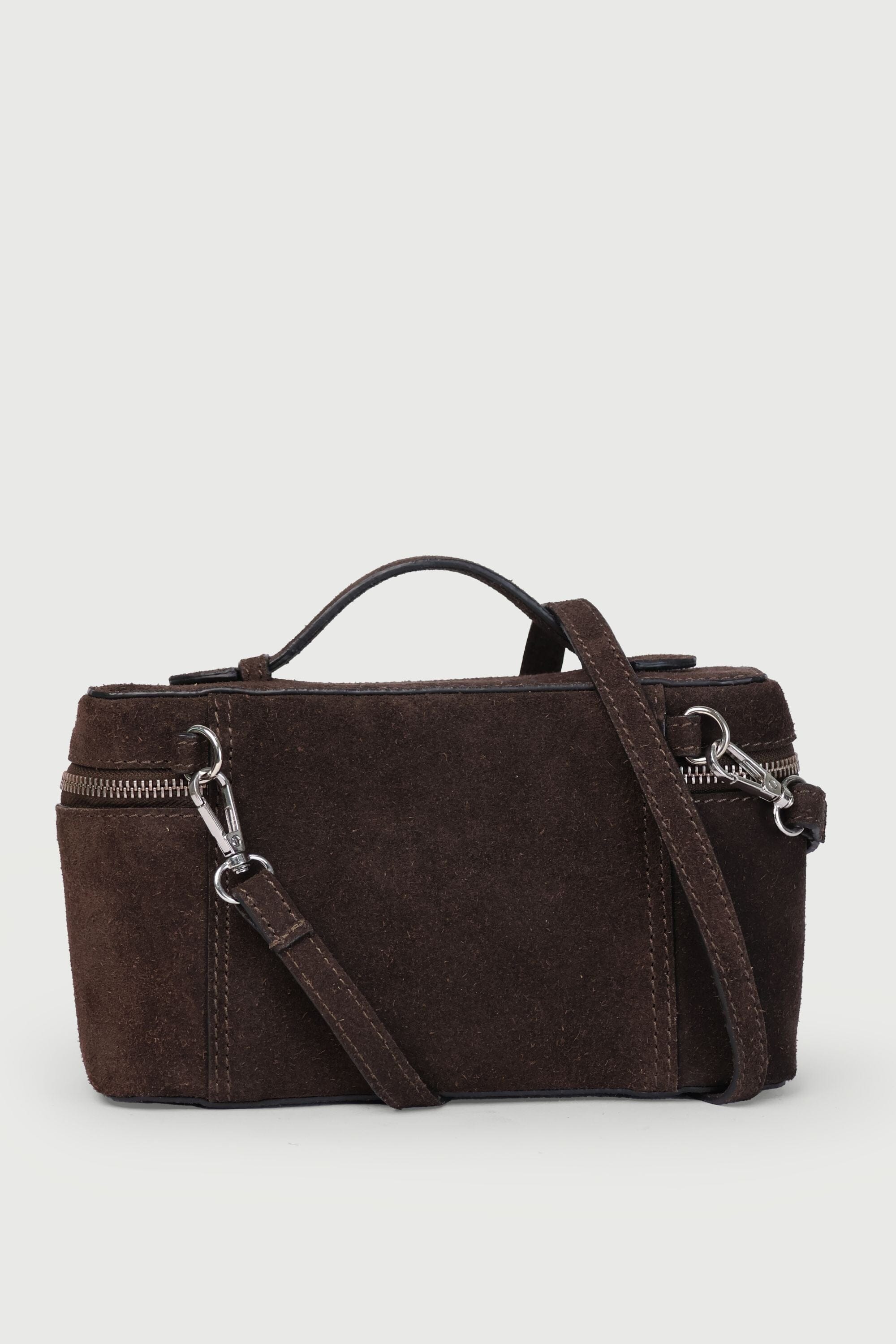 The Vault In Dark Brown Suede