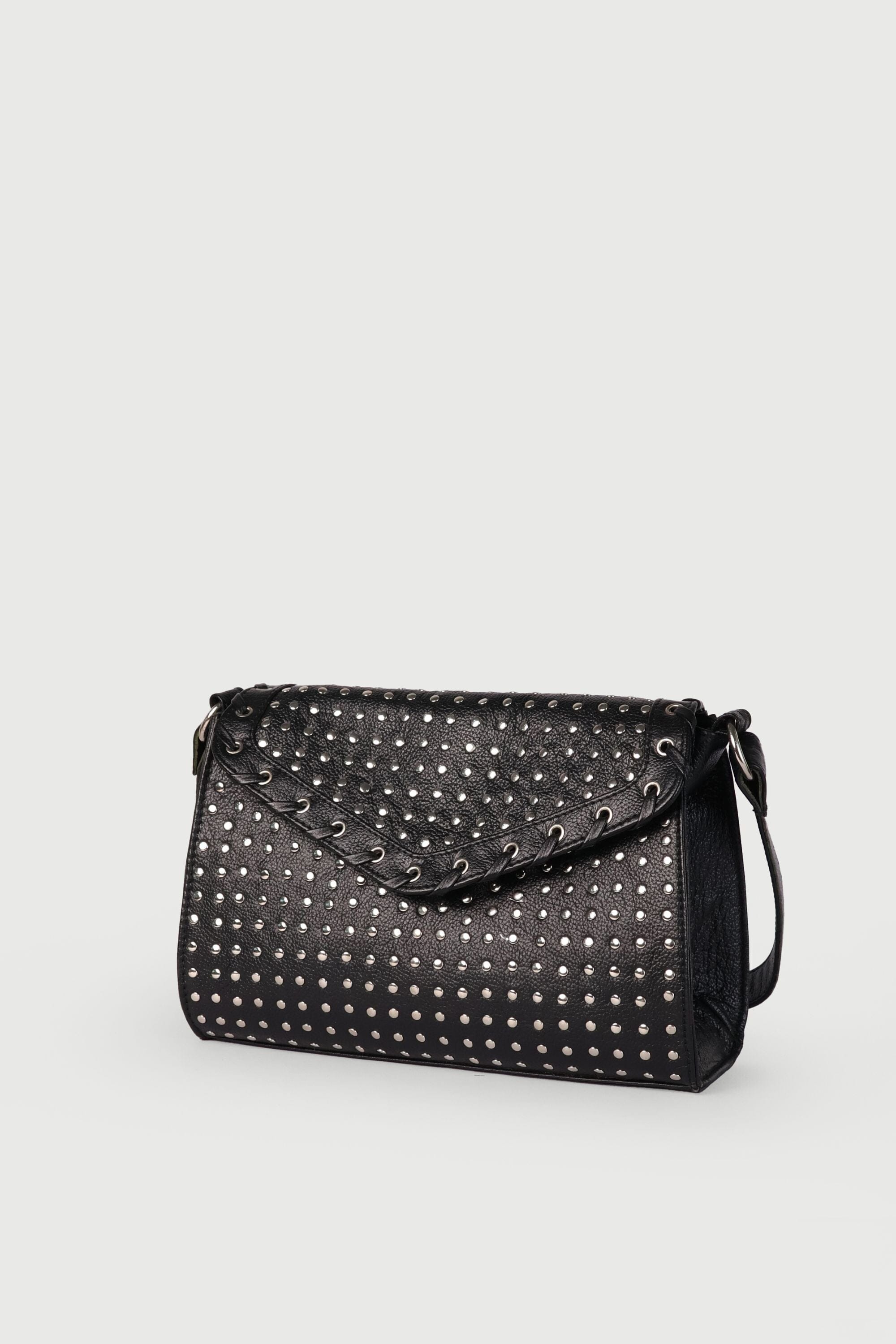 Icon Flap Bag in Black