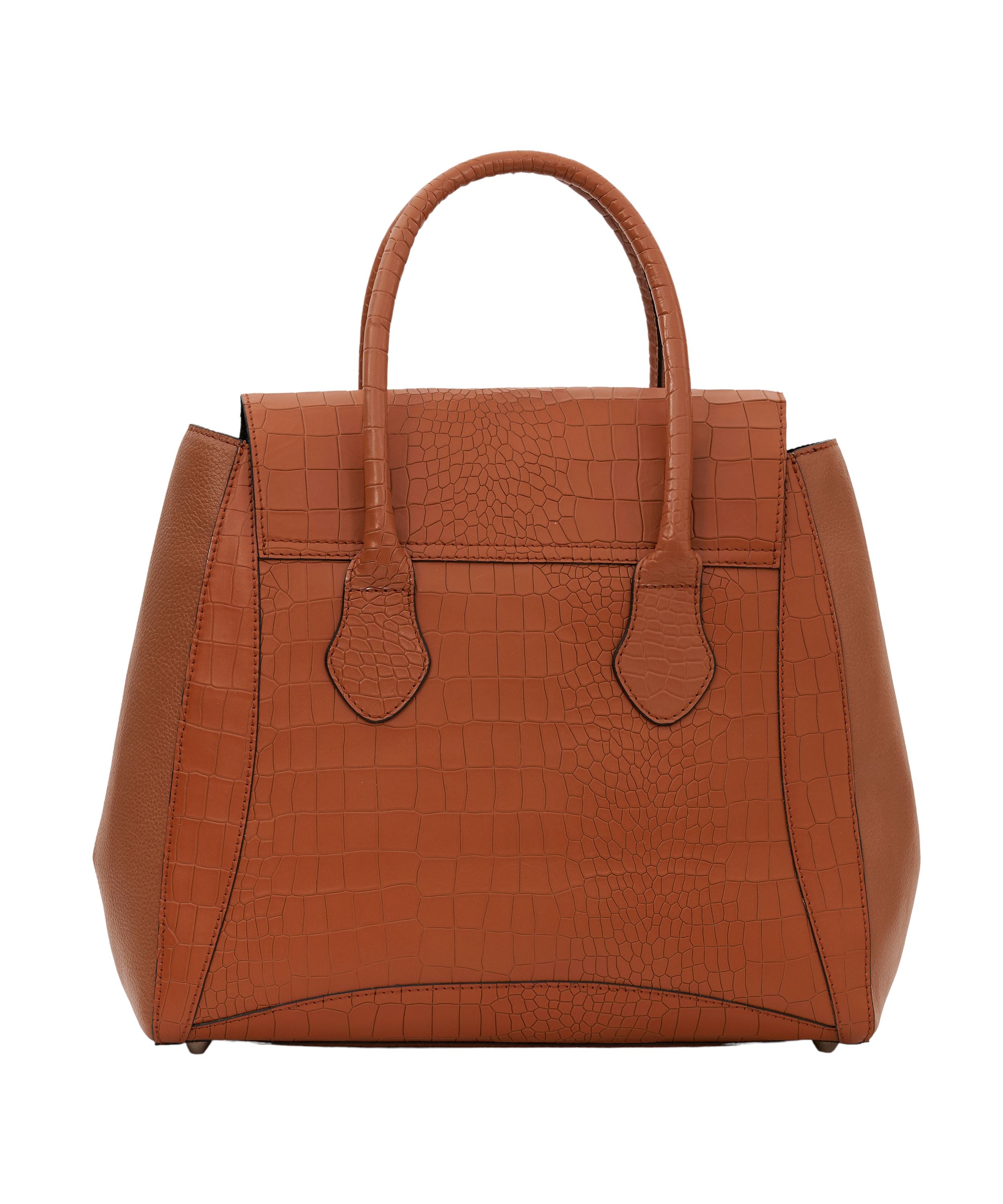 Mistry Satchel in Brown Croc