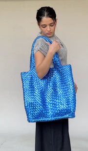 Joie Tote  In Electric Blue