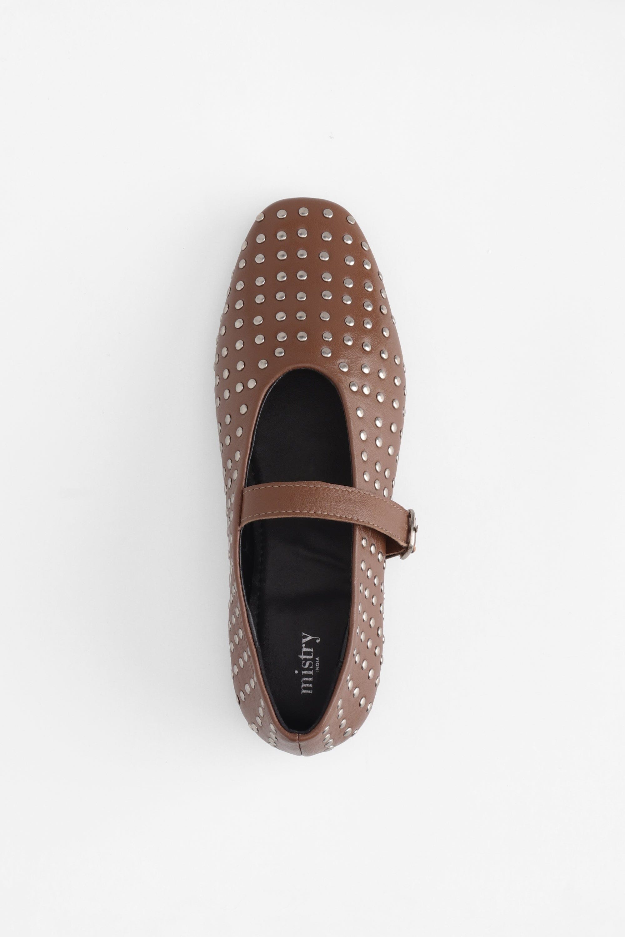 Terra Ballet Flats with Rivets