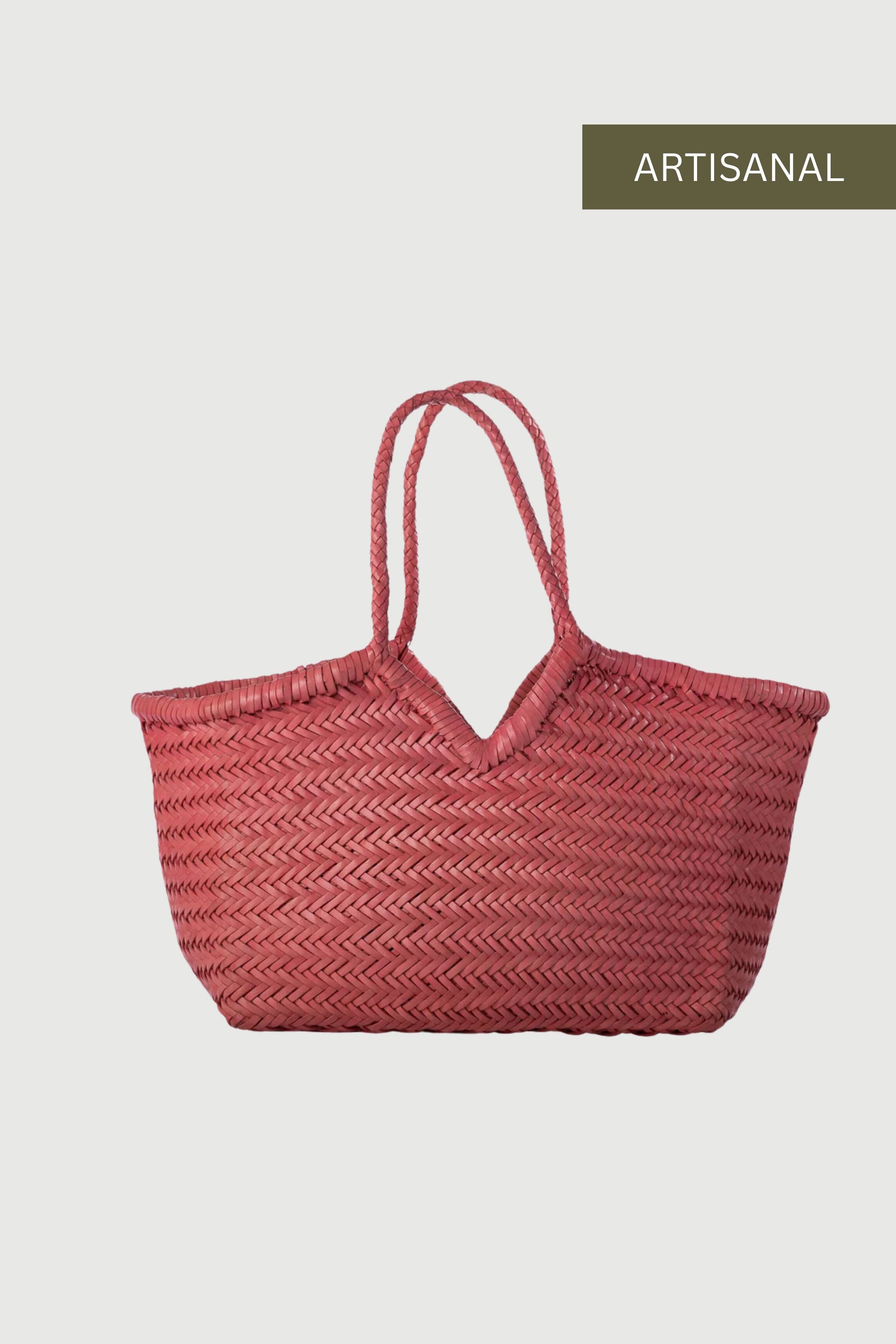 Lever Tote in Blush Pink Size-16