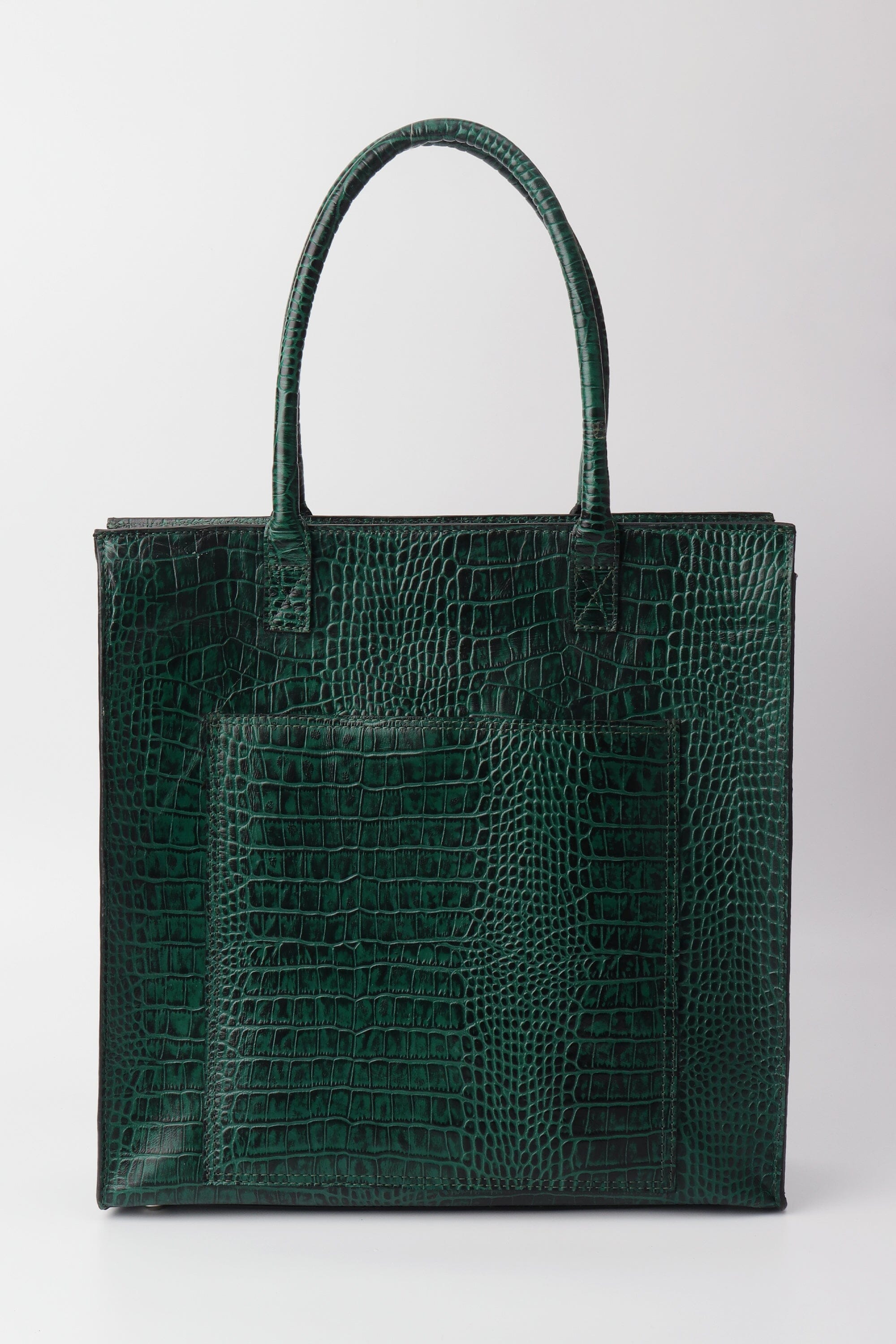 Box Tote Forest Green