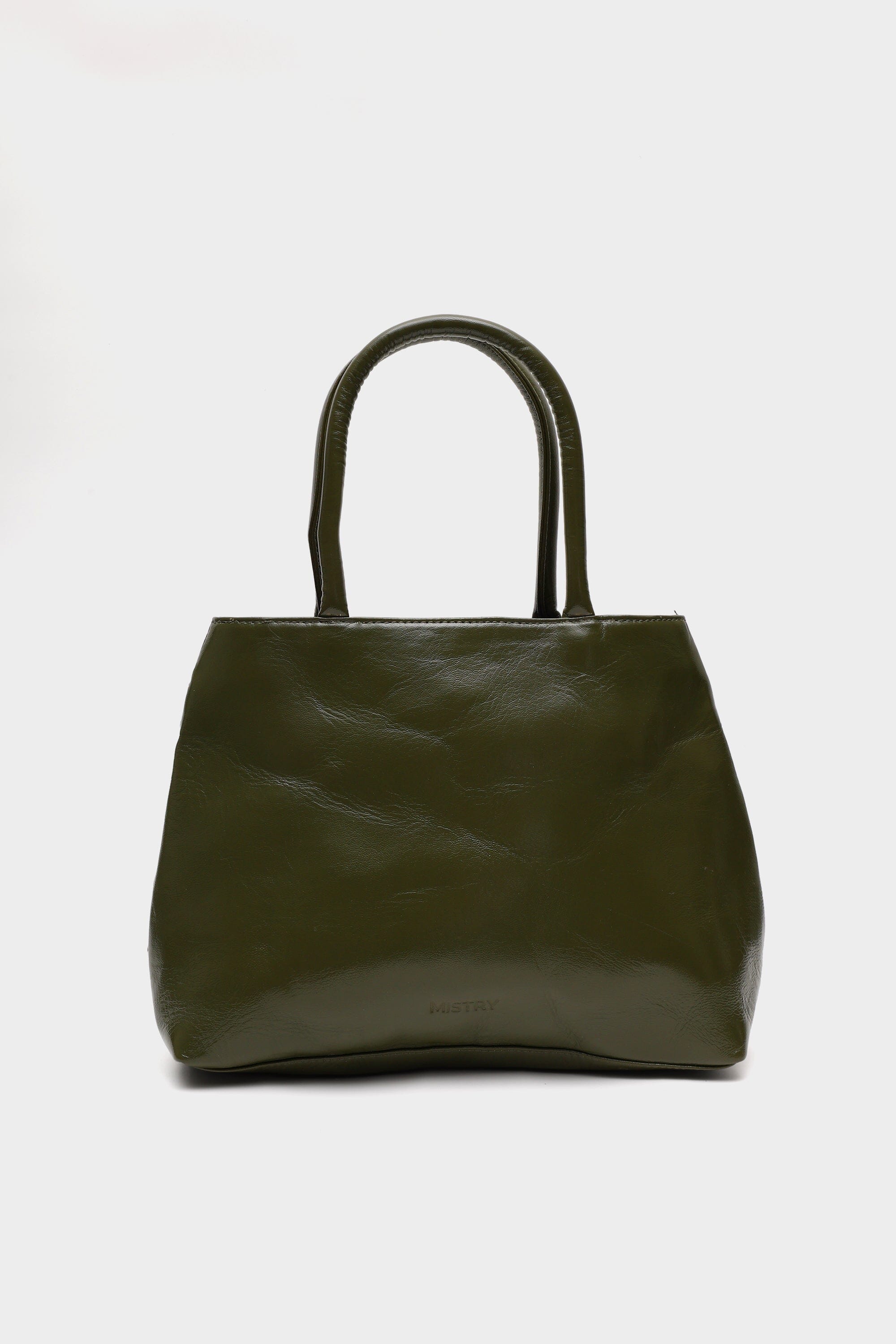 Becky in Olive Green Patent Leather