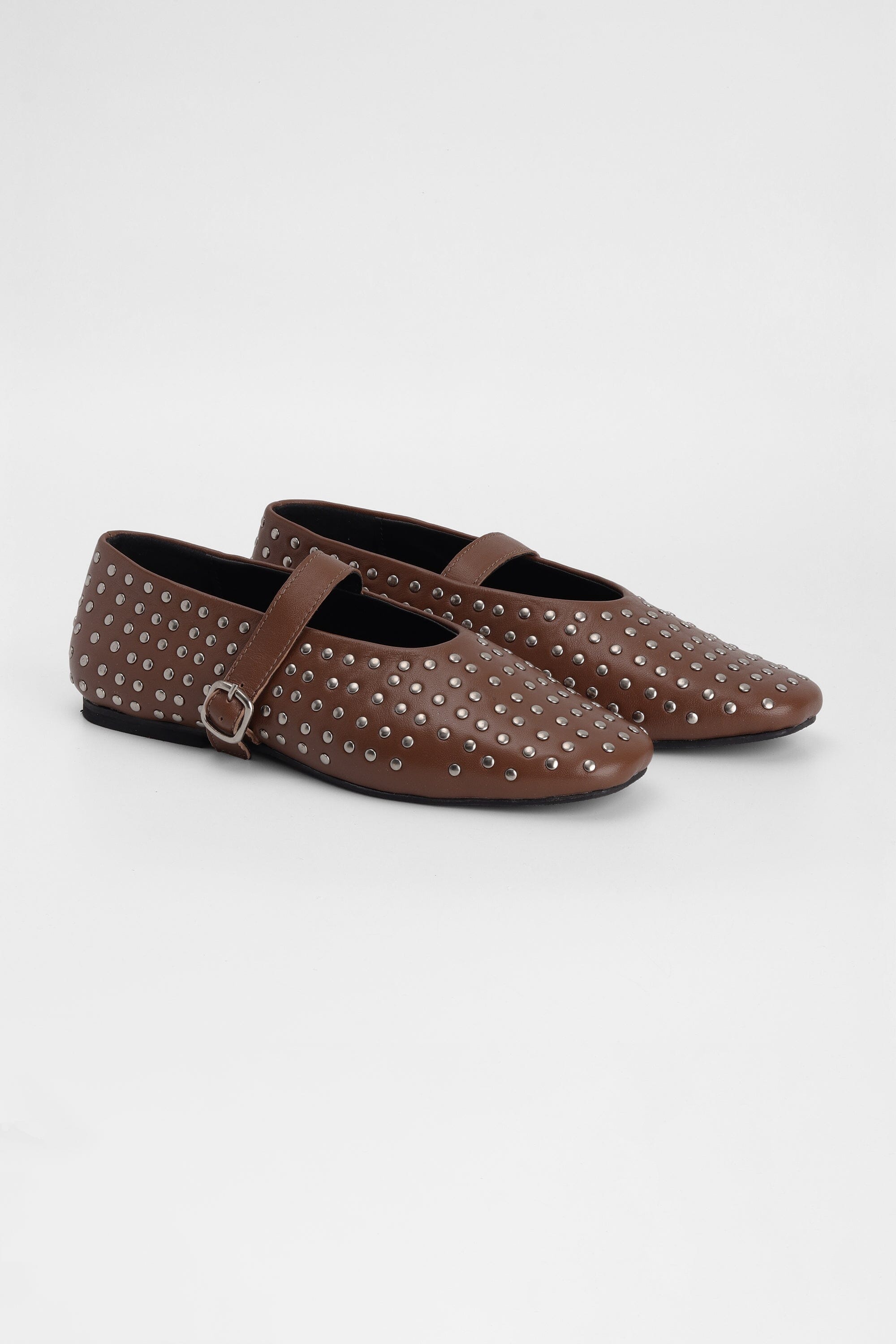 Terra Ballet Flats with Rivets