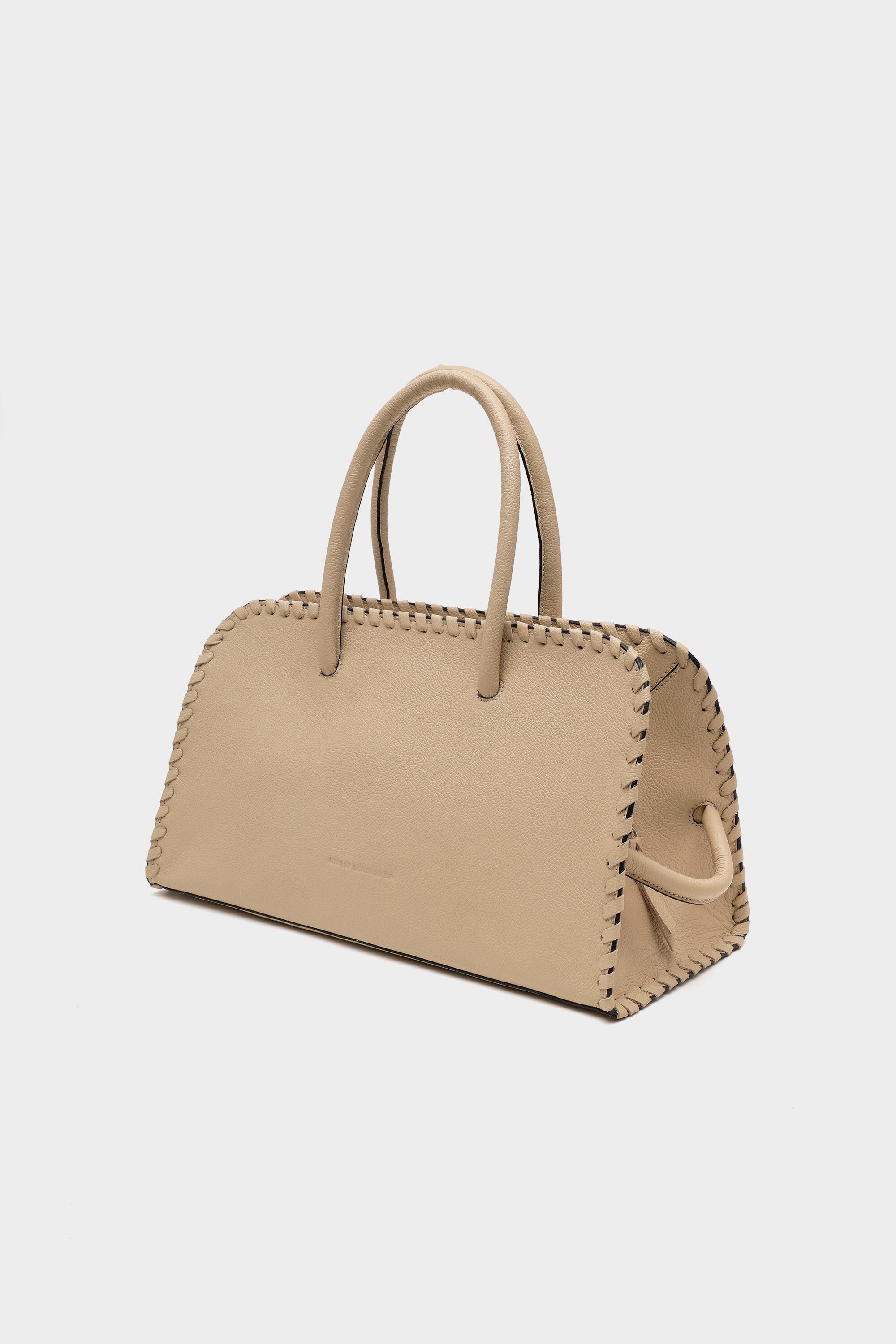 The Loft Bag in Off-White Whipstitch