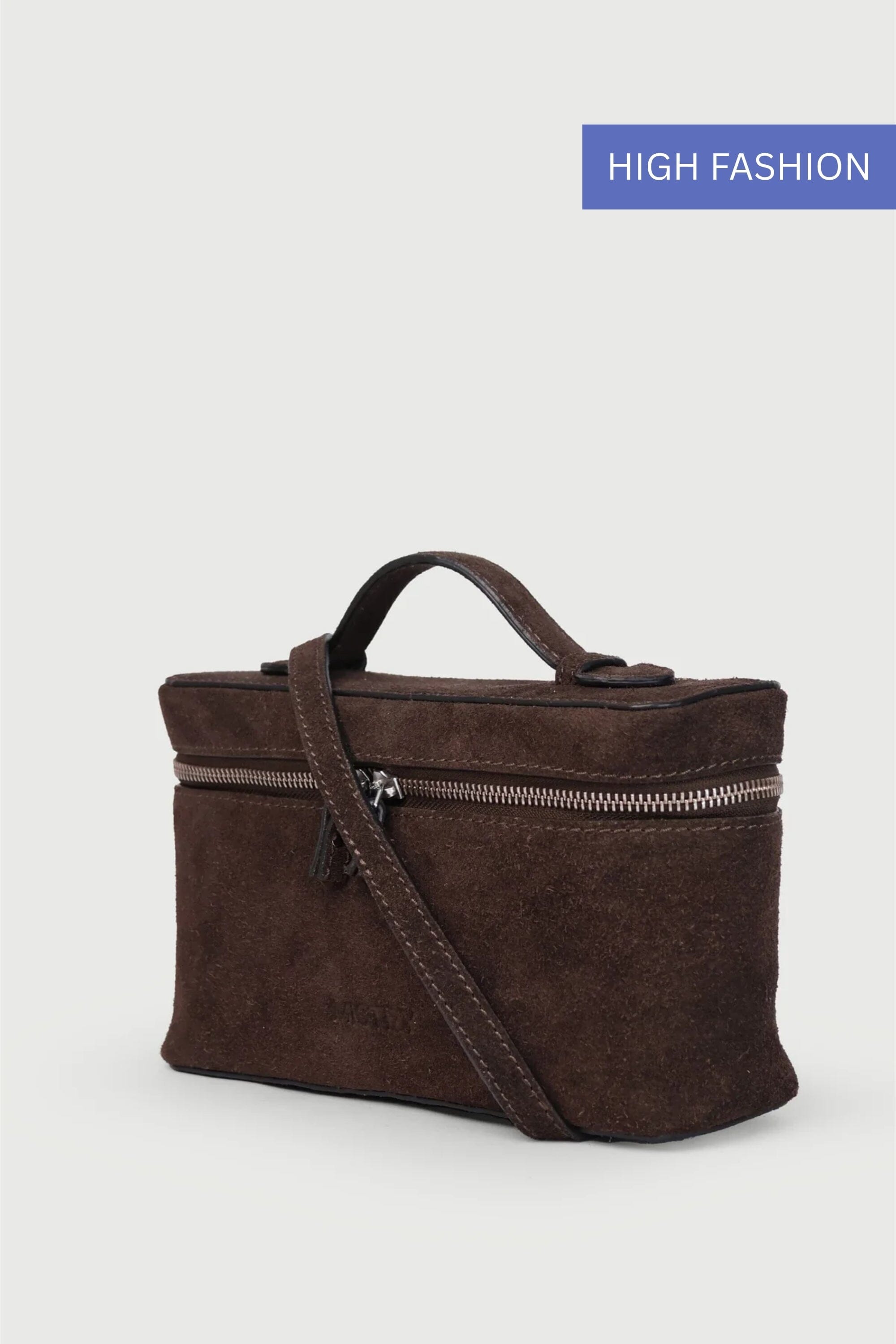 The Vault In Dark Brown Suede