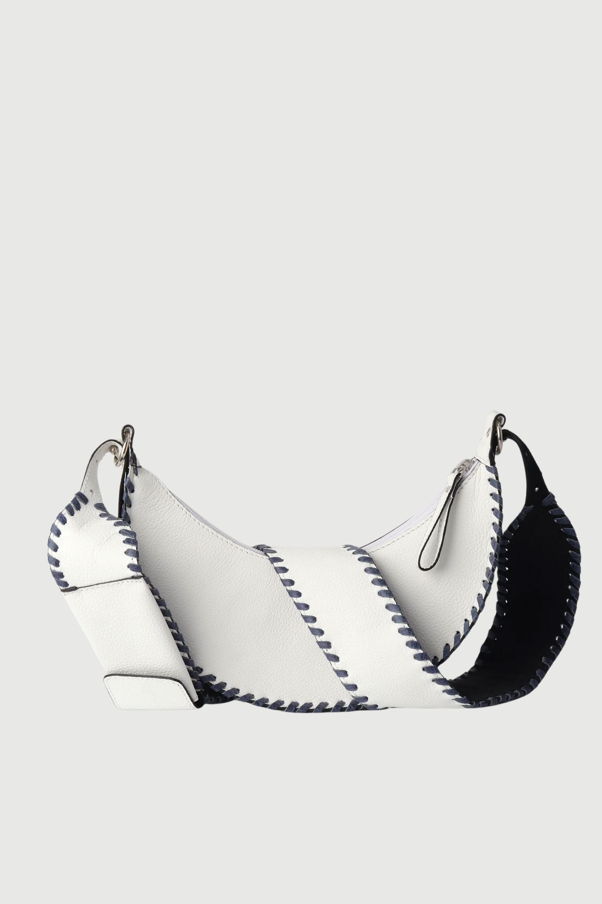 Selena - White and Blue Whipstitch