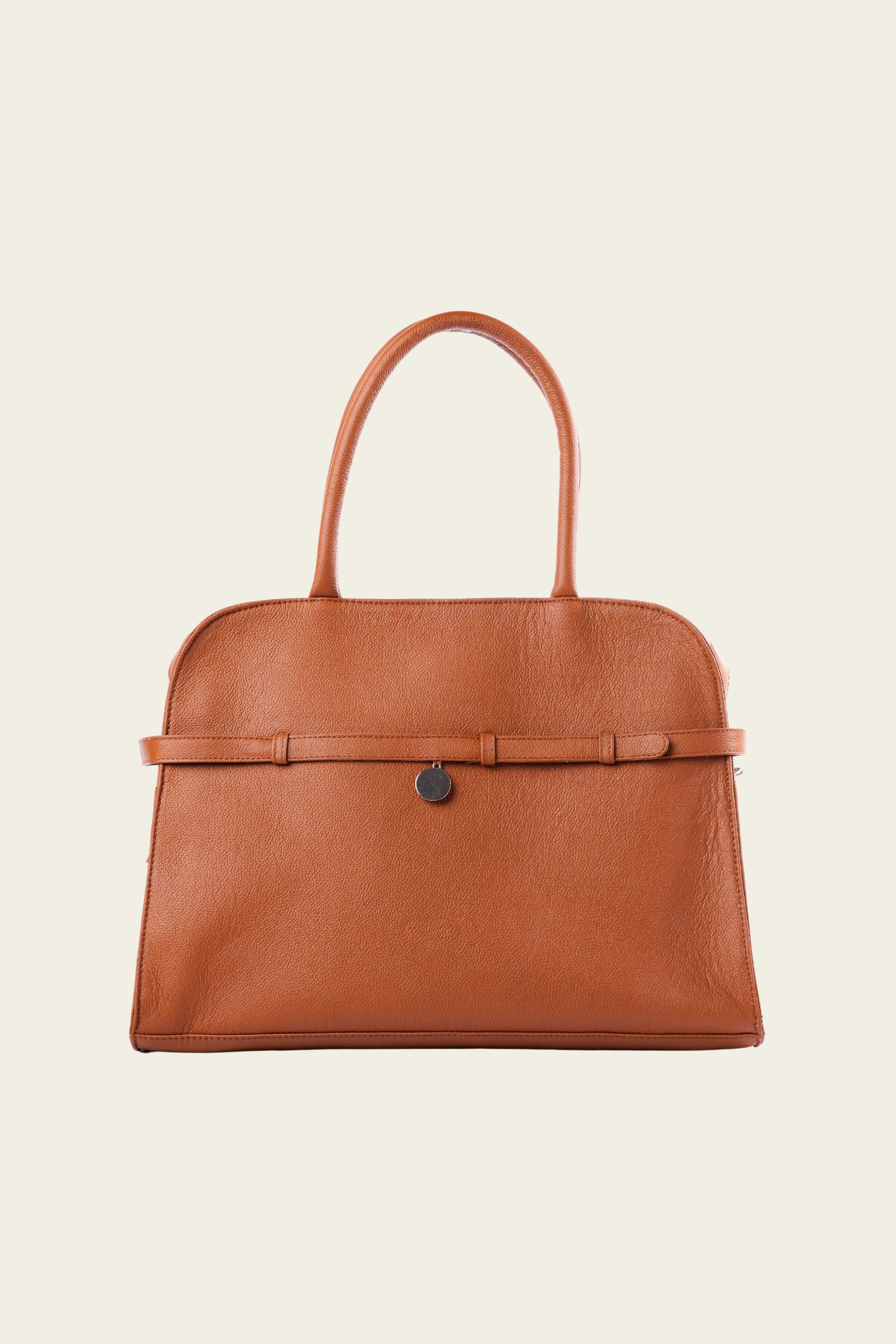 Carryall Tote in Pebbled Terra Leather