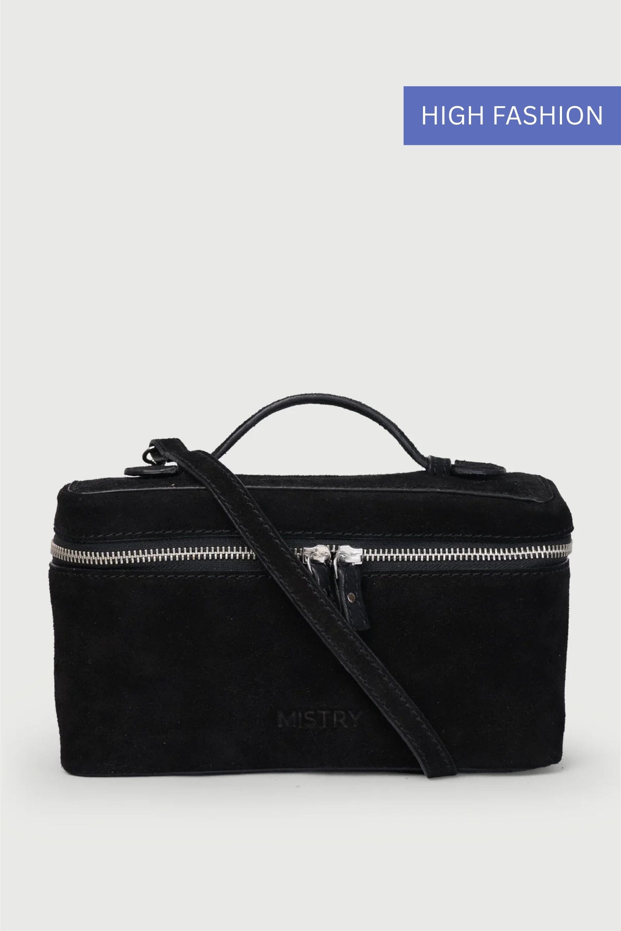 The Vault In Black Suede