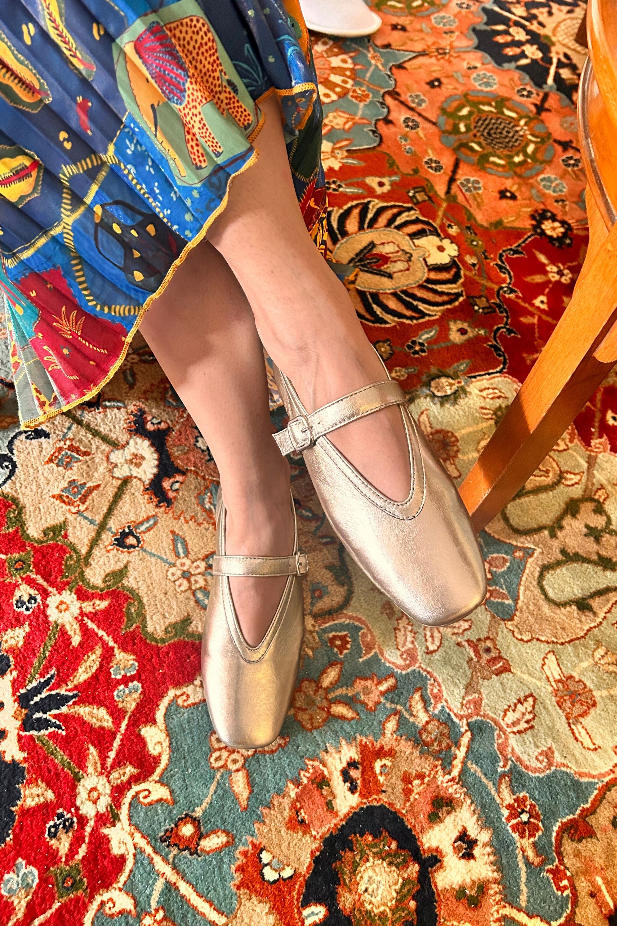 Ballet Flats in Champagne