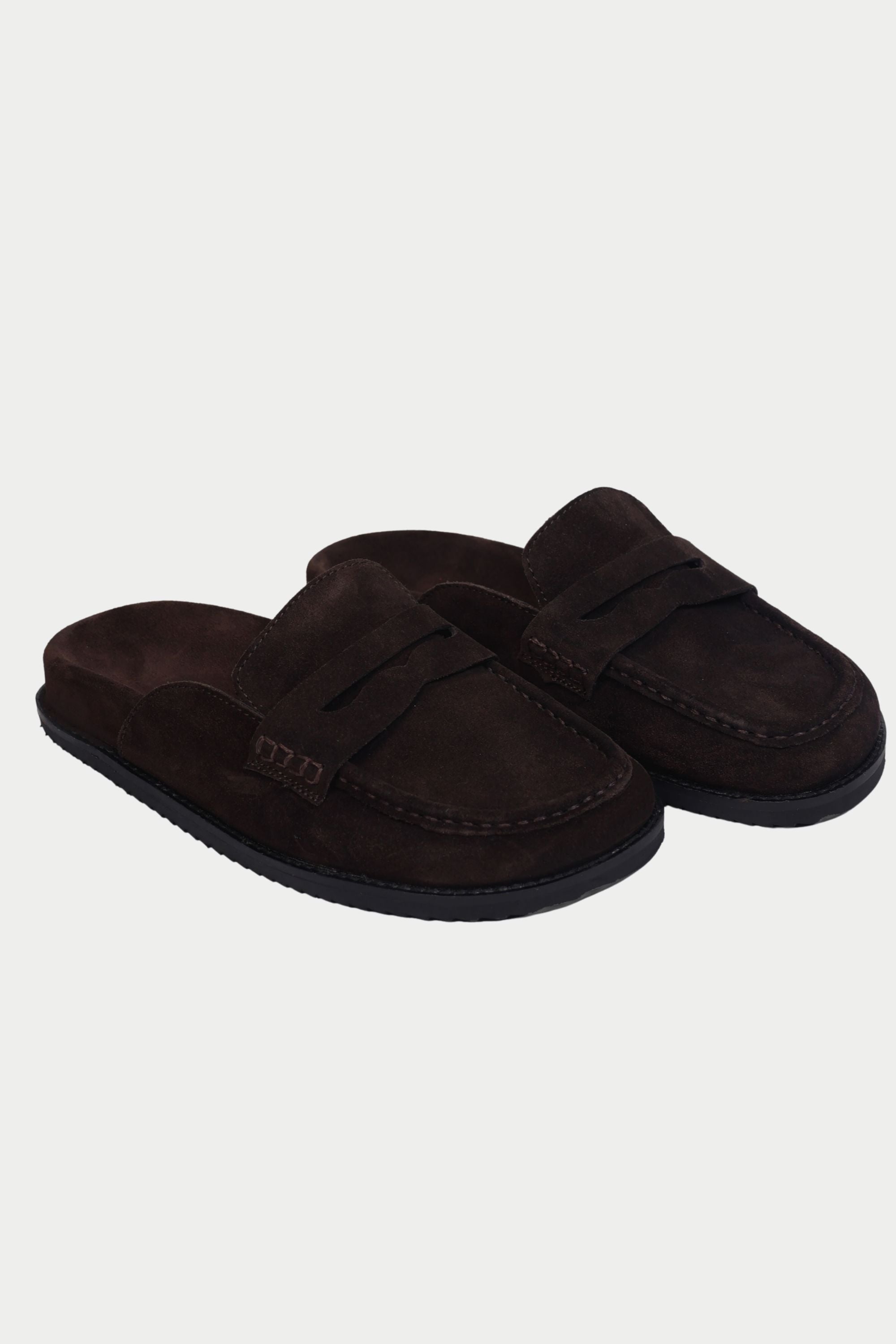 Suede Albas in Umber