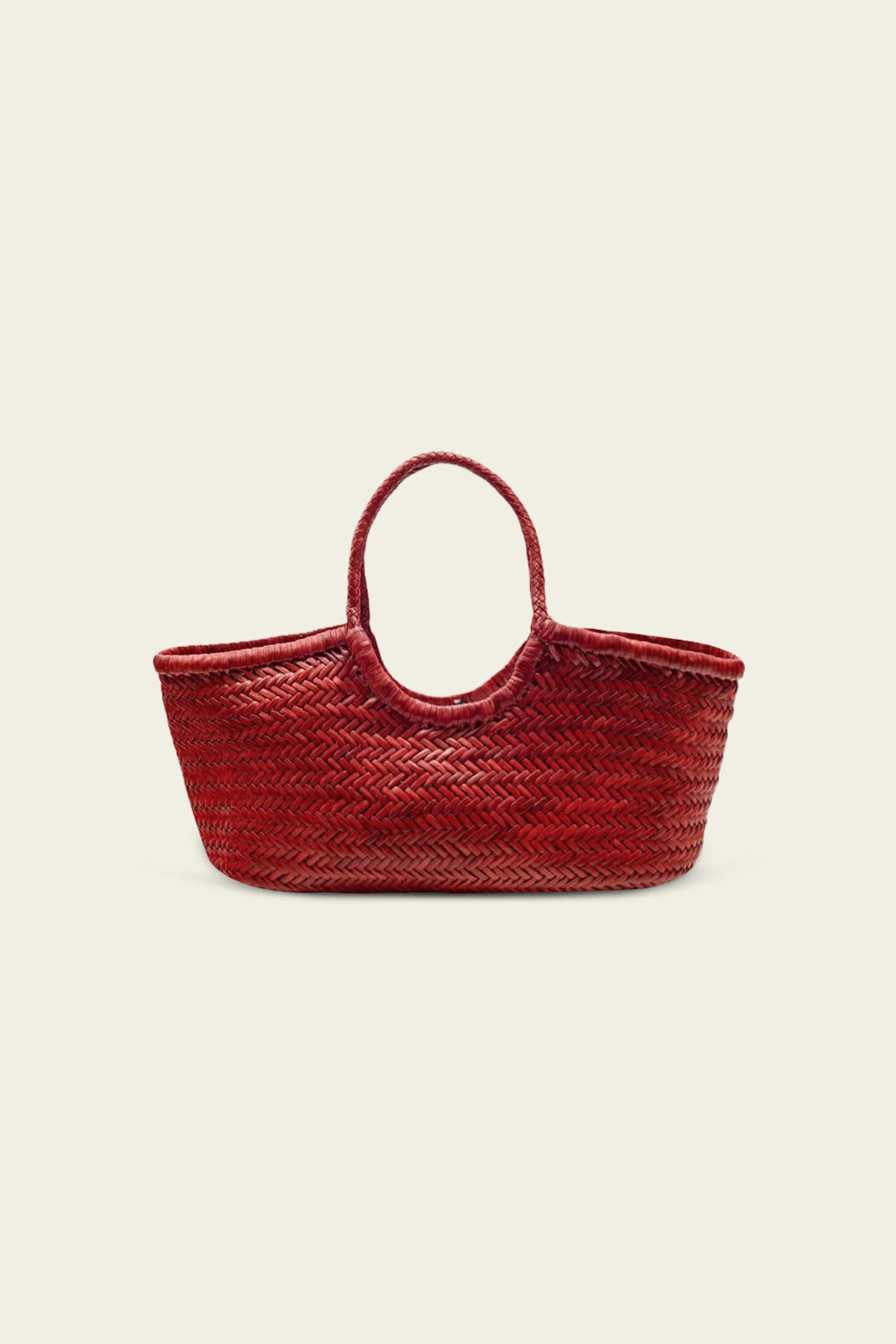 Foyer Tote in Deep Red Size-16