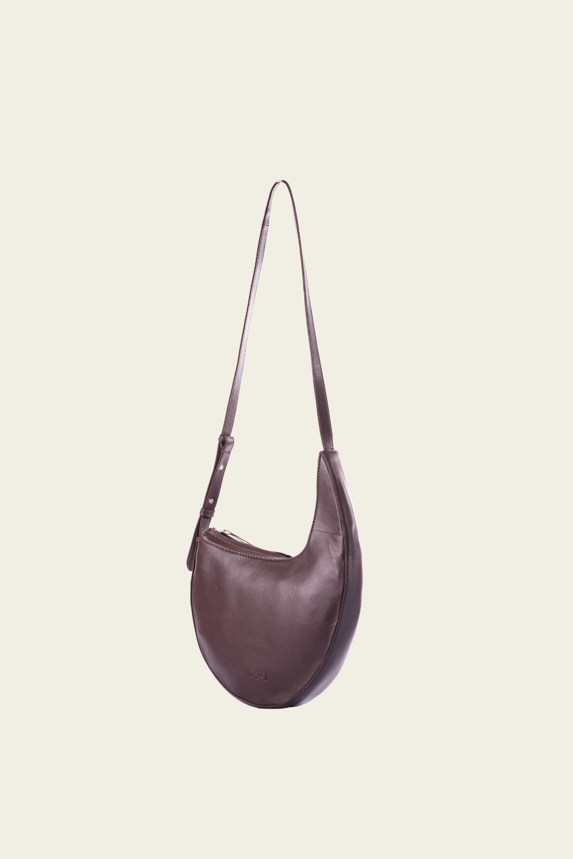 Luna Crossbody Bag in Chocolate Brown