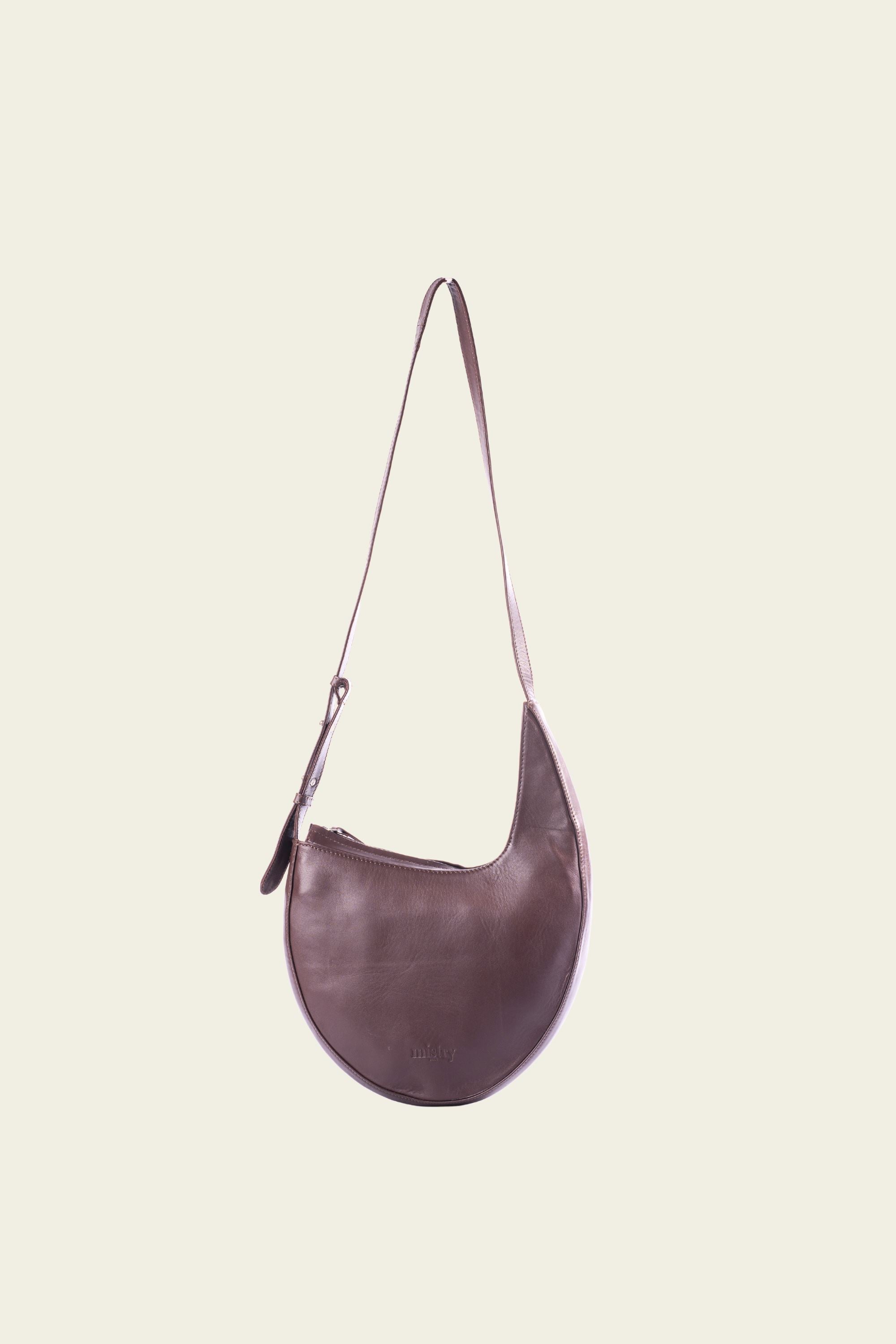 Luna Crossbody Bag in Chocolate Brown