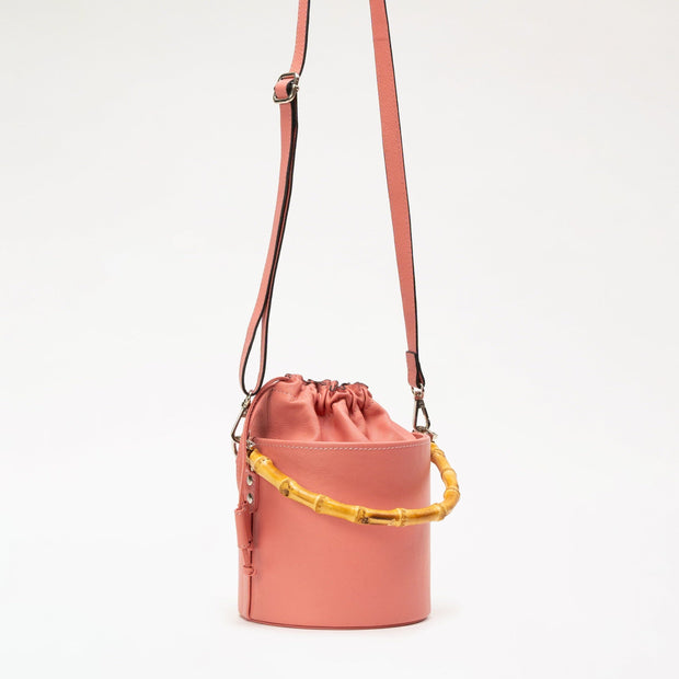 Ivy Bucket Bag in Blush Pink