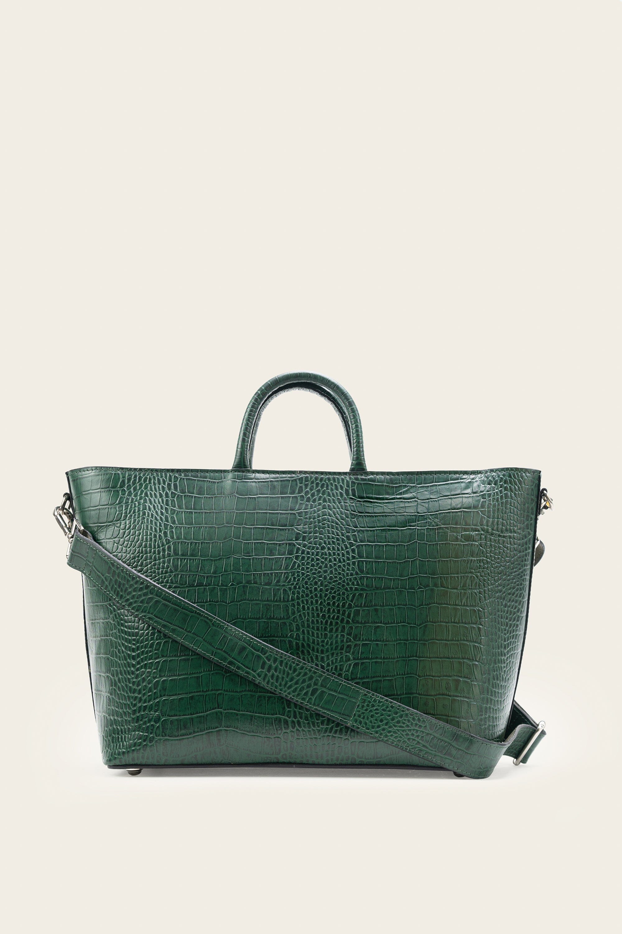 Basic Tote Forest Green Size-16