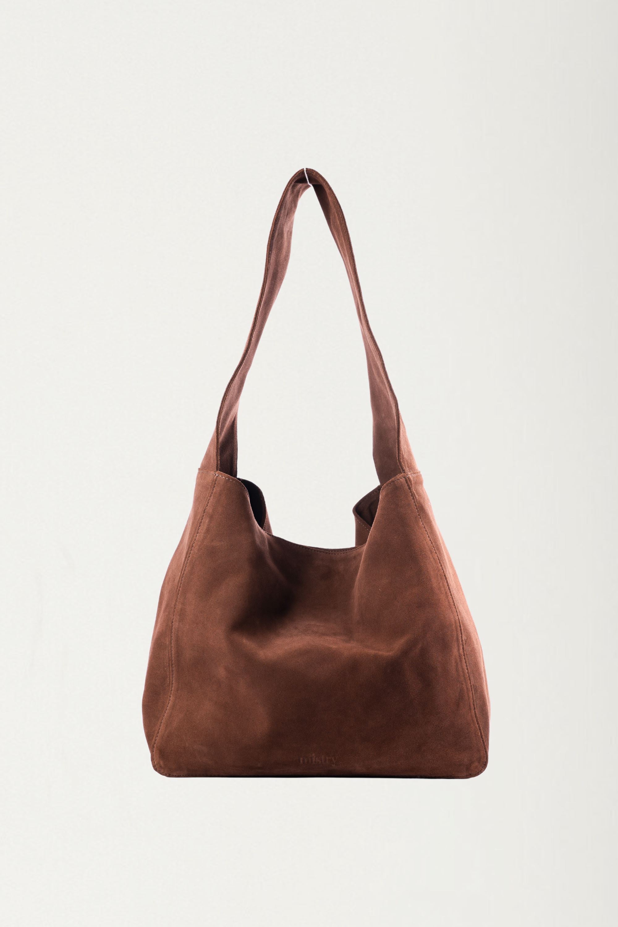 Bento in Dark Brown Suede