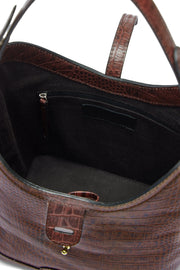 Barrel Top Handle Bag in Kaia
