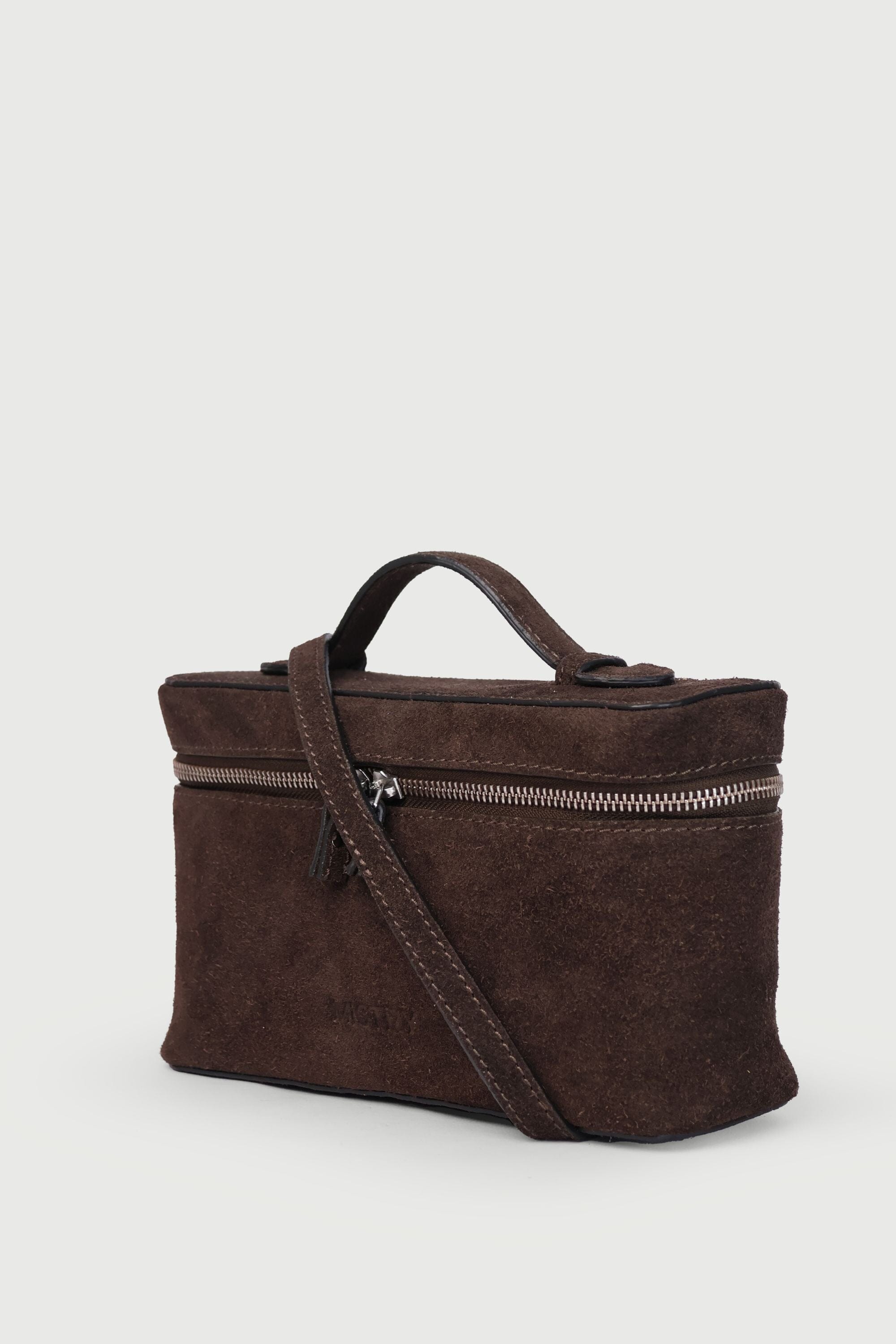 The Vault In Dark Brown Suede