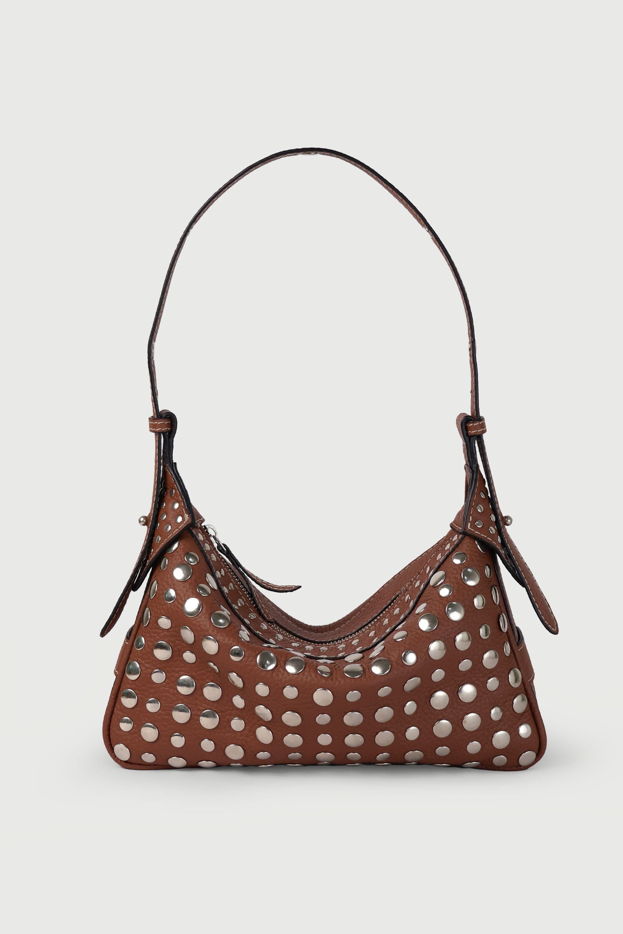 Icon Studded Baguette in Terra