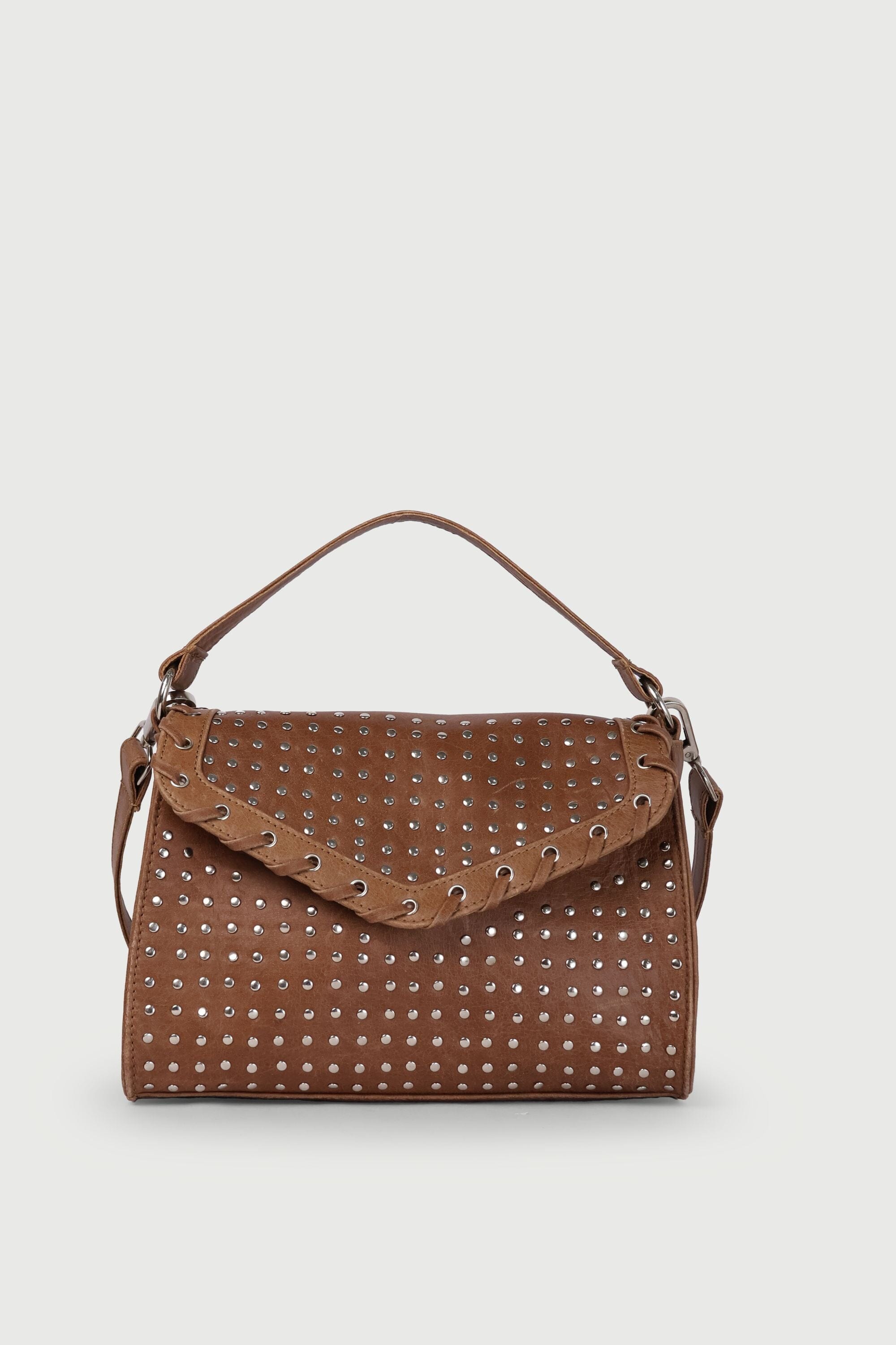 Icon Flap Bag in Brown Crunch