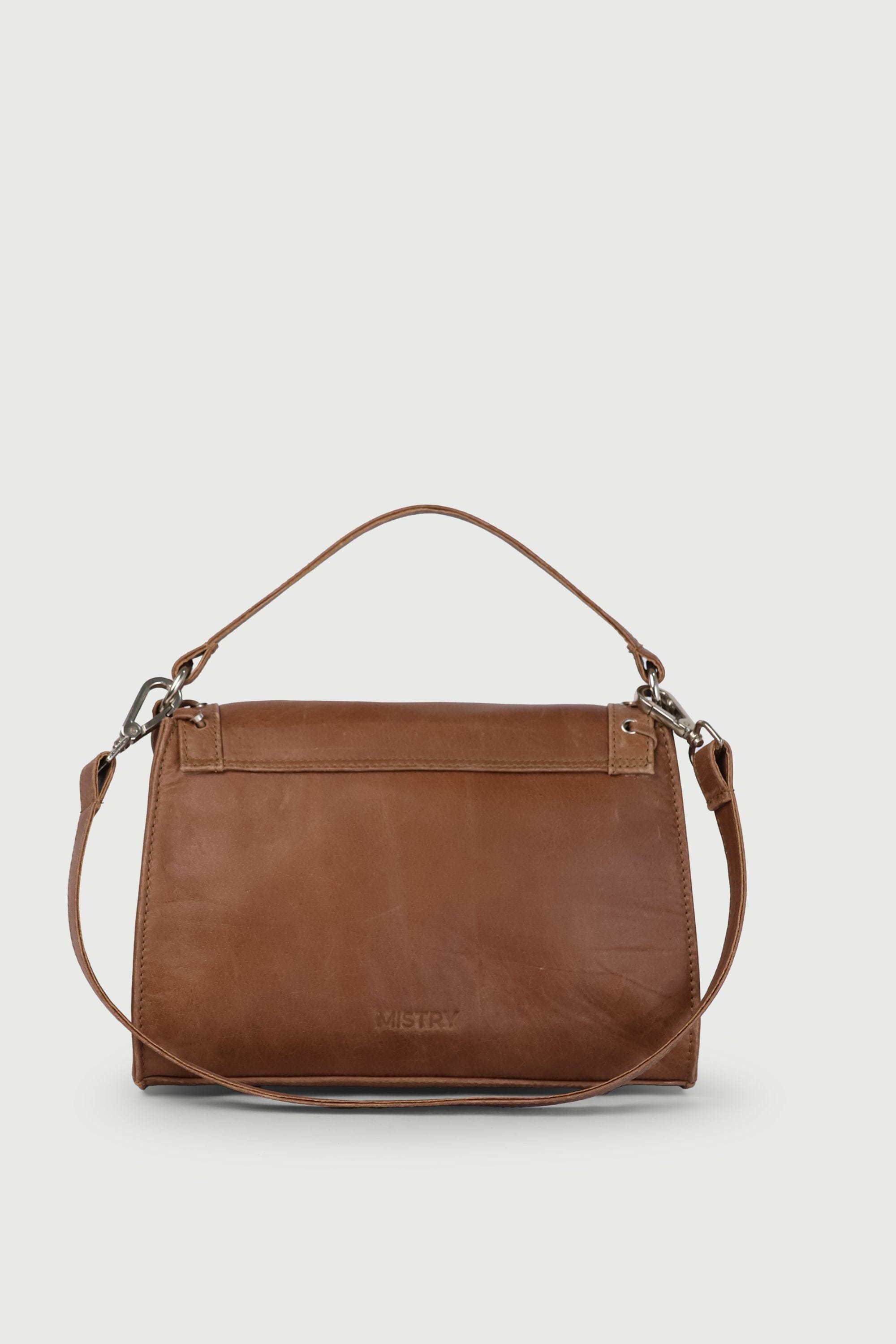 Icon Flap Bag in Brown Crunch