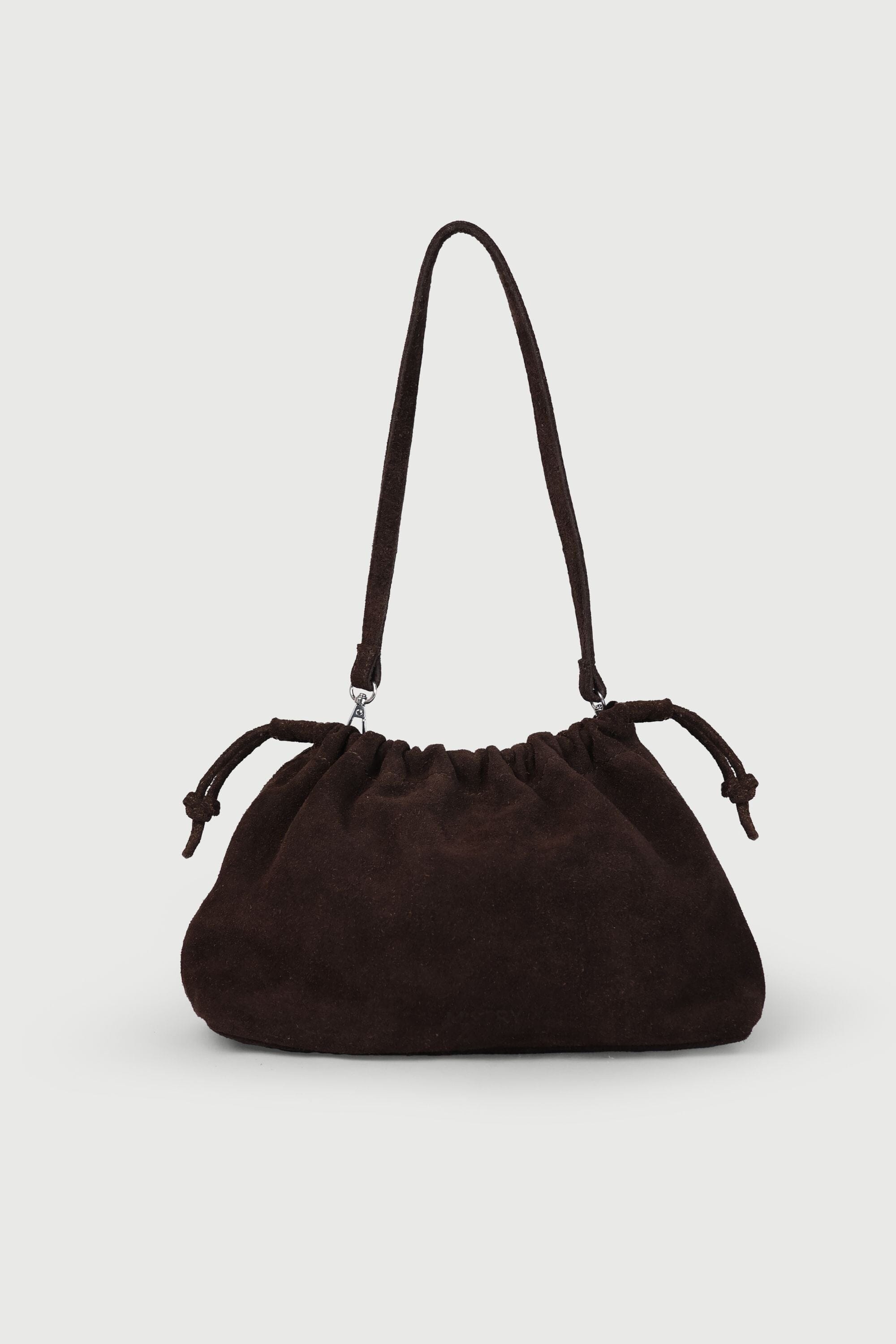 Scrunch in Brown Suede