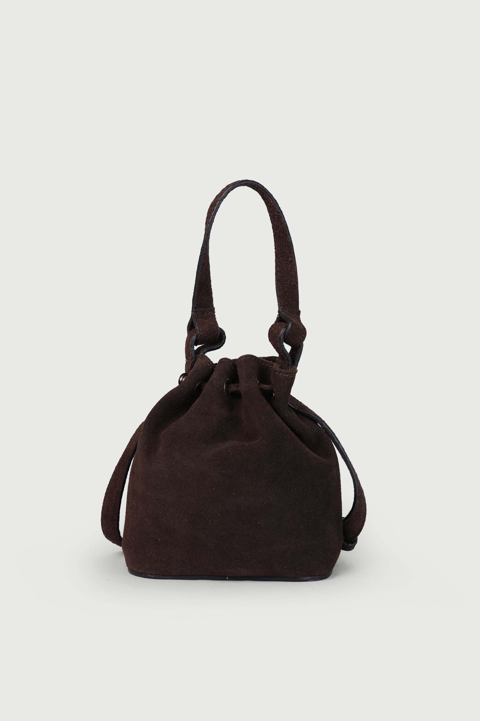 The Pockette in Brown Suede