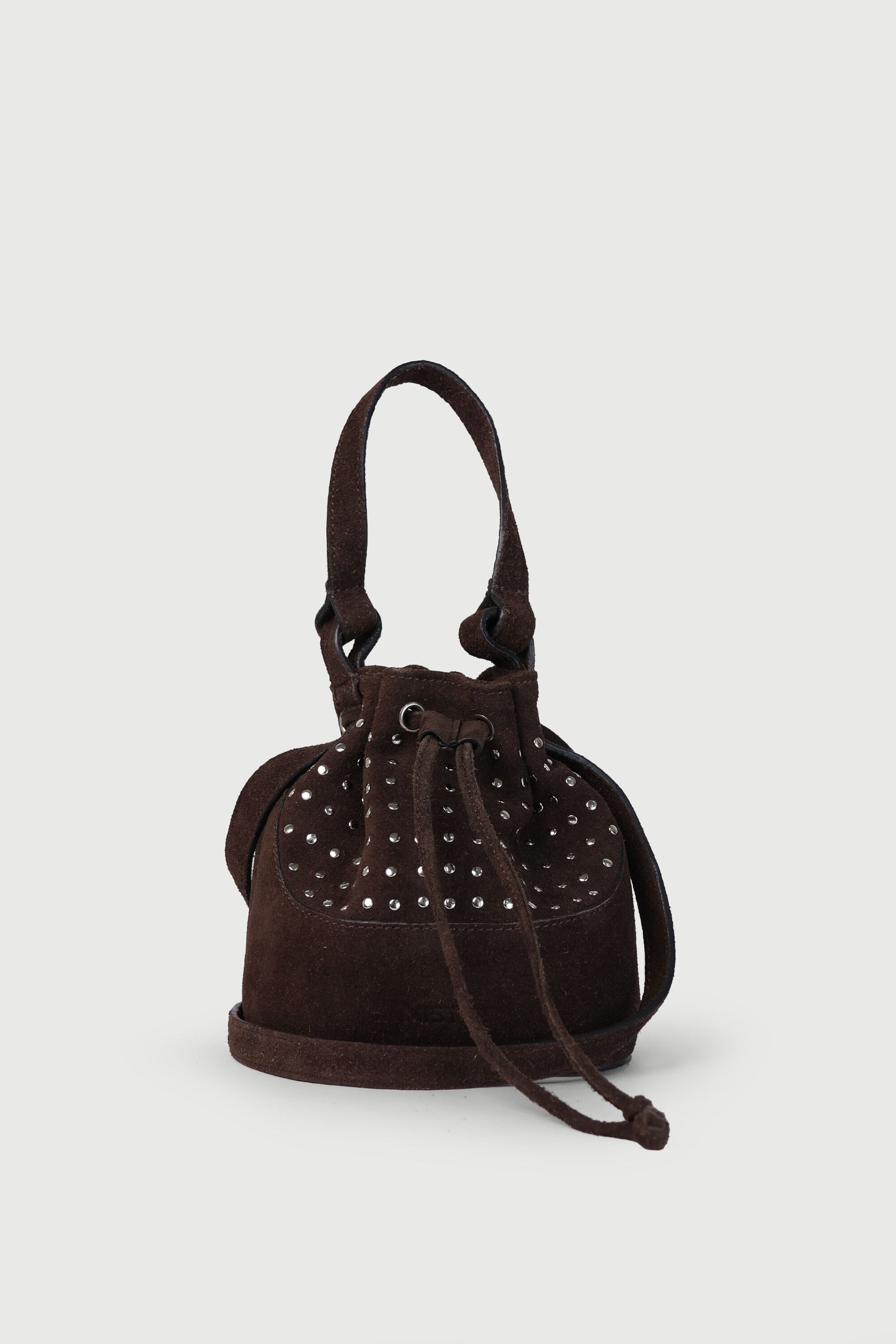 The Pockette in Brown Suede