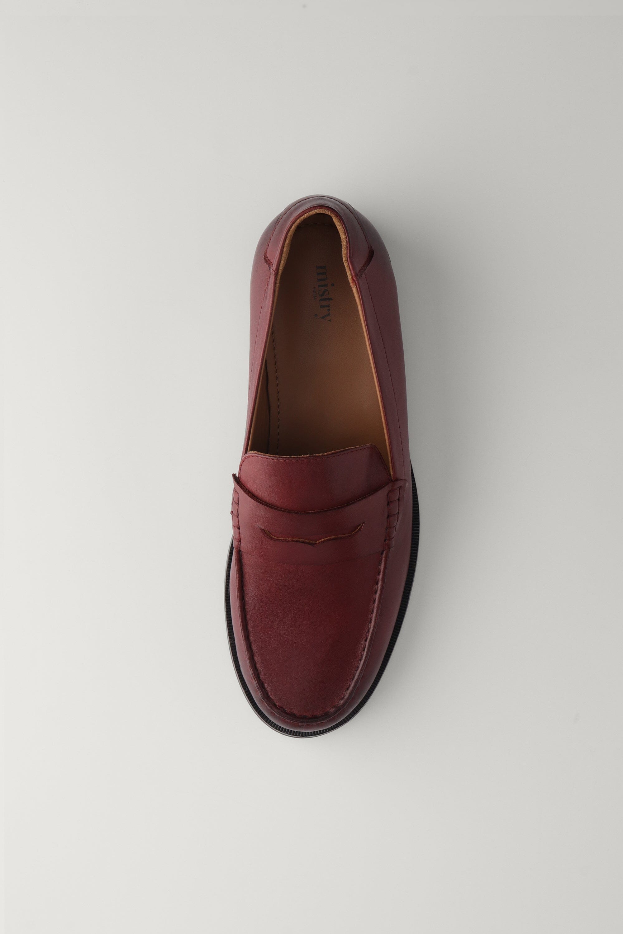 Classic Penny Cut Loafers in Boredaux