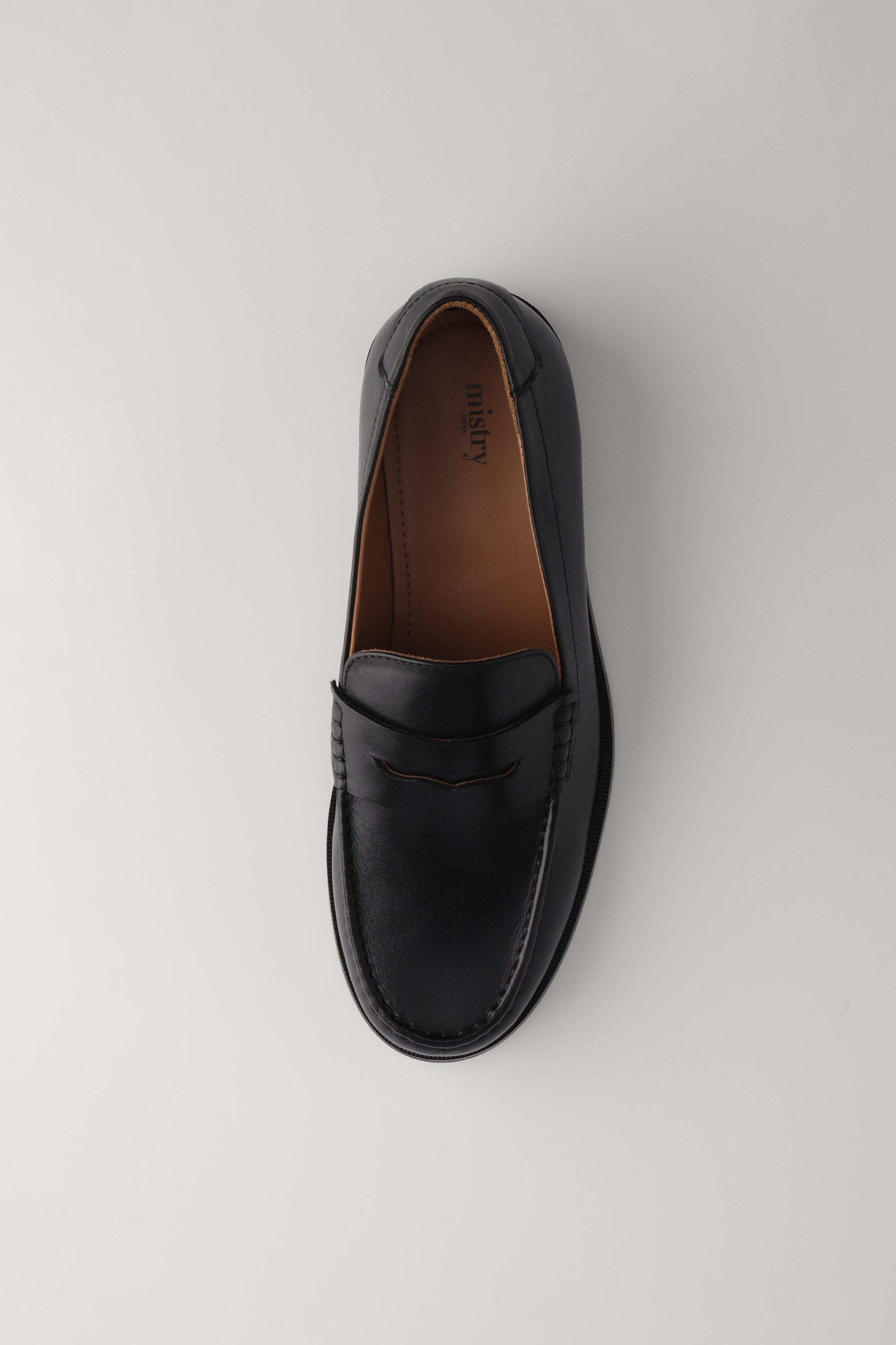 Classic Penny Cut Loafers in Black